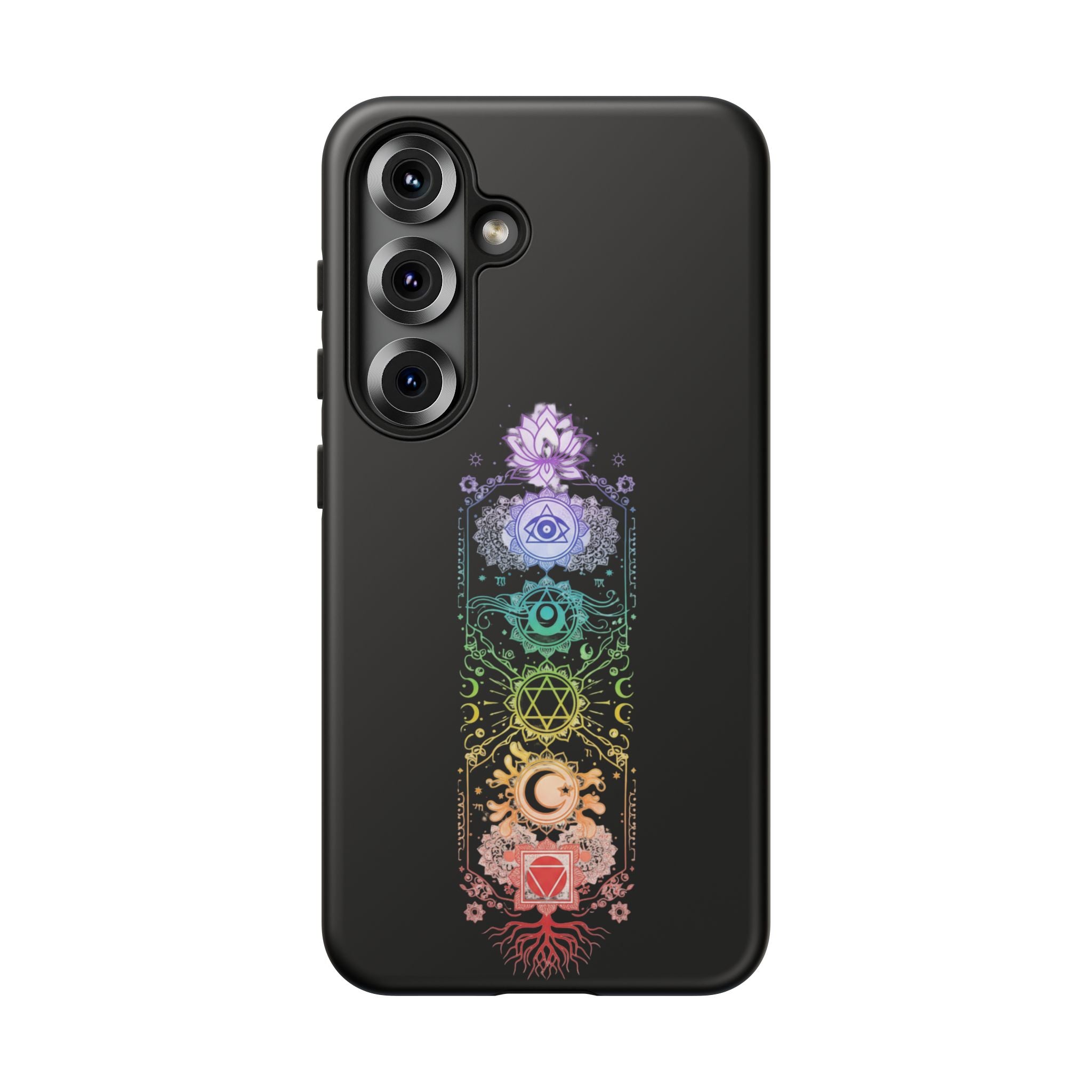 Mystic Chakra Phone Case Spiritual Snake Design iPhone Samsung Galaxy Protective Cover