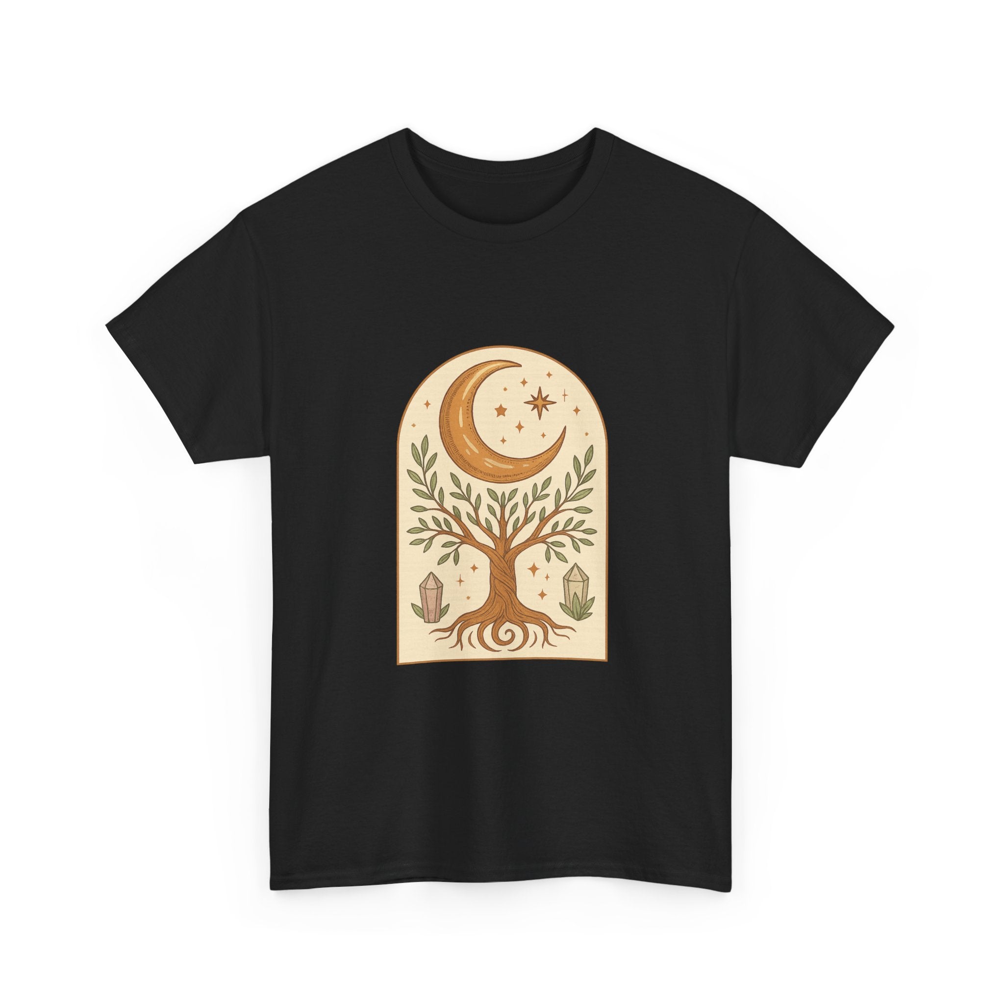 Boho Celestial Moon Tee – Mystic Nature Shirt | MysticBohoCo