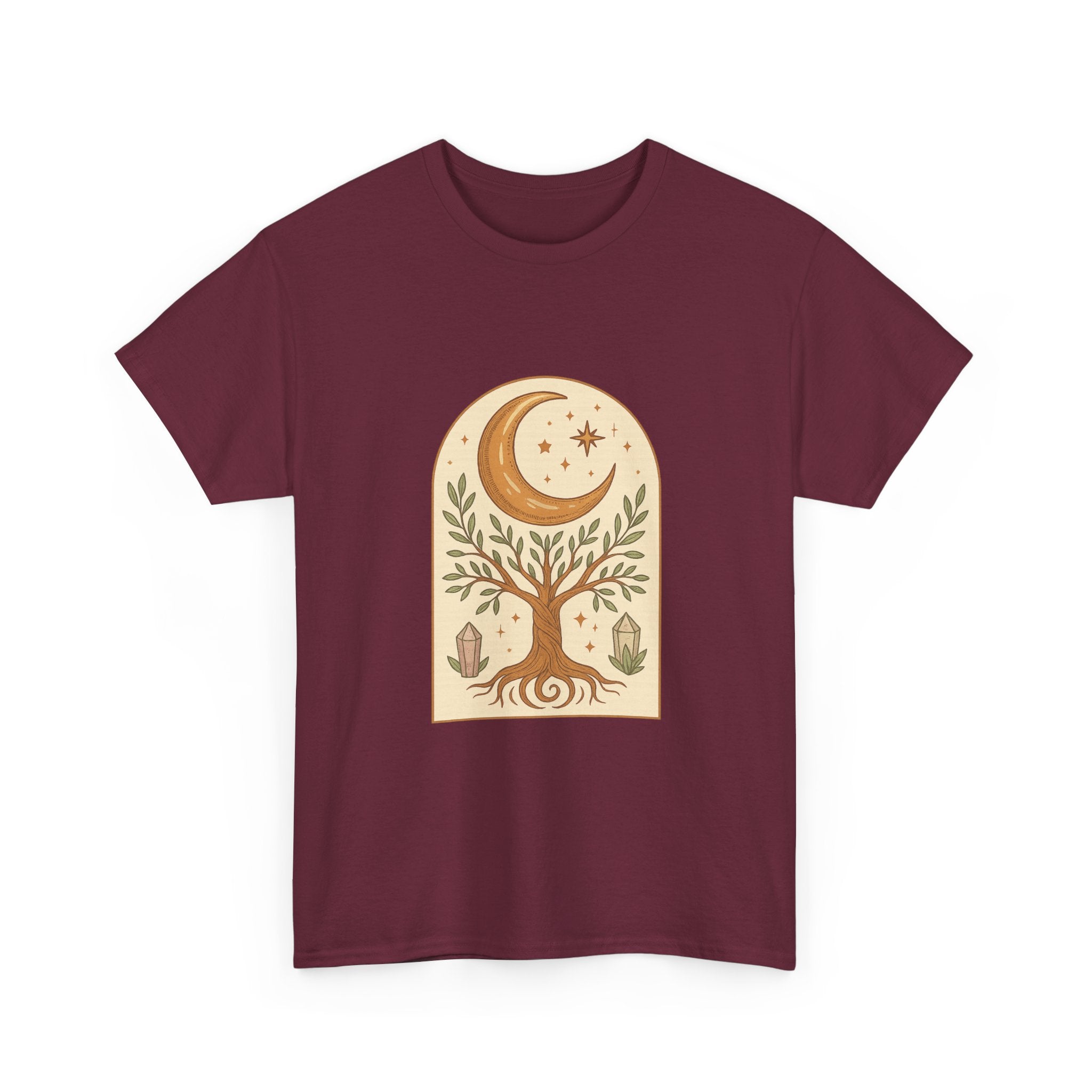 Boho Celestial Moon Tee – Mystic Nature Shirt | MysticBohoCo