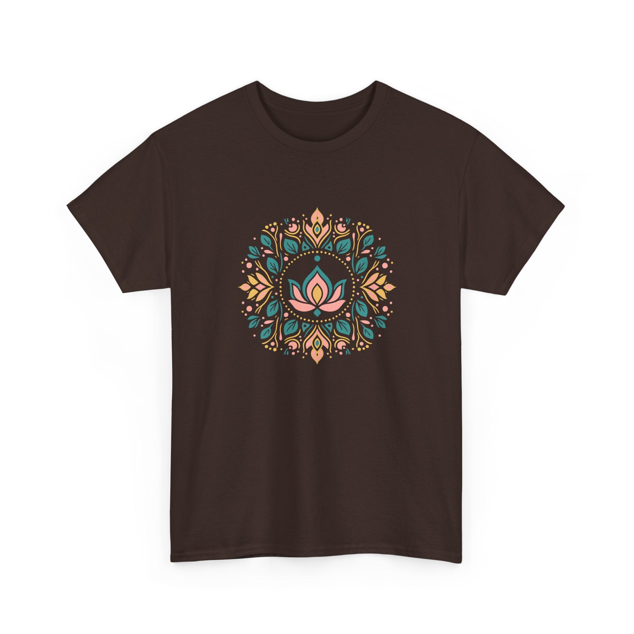 Camiseta Mandala Loto Boho | Mystic Lotus Mandala Tee