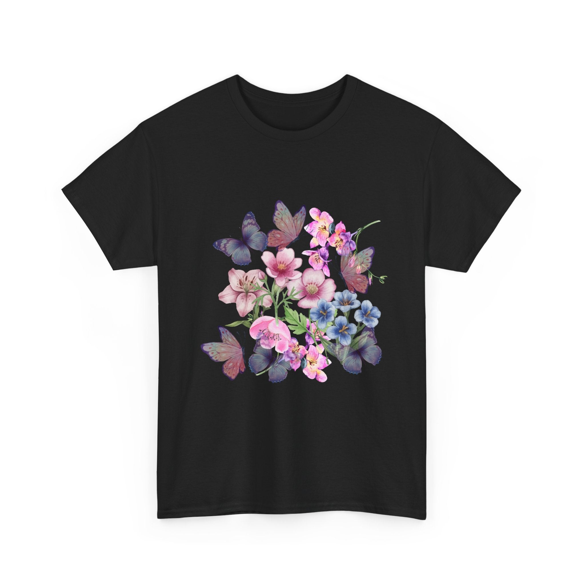 Camiseta Floral & Butterflies | Boho Spring Tee