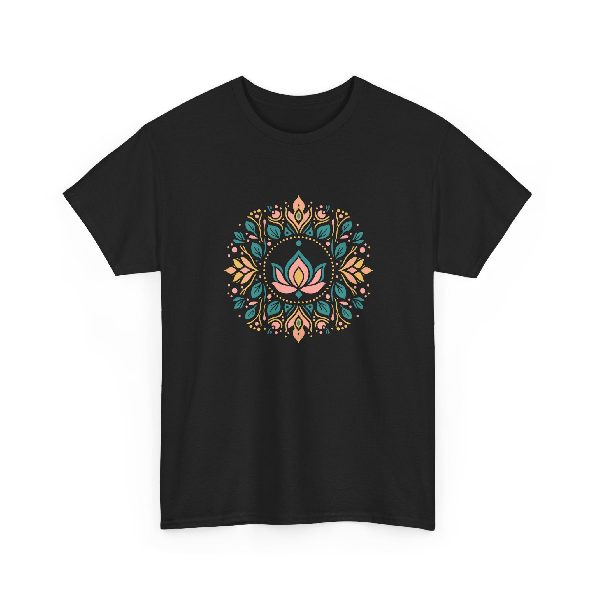 Camiseta Mandala Loto Boho | Mystic Lotus Mandala Tee