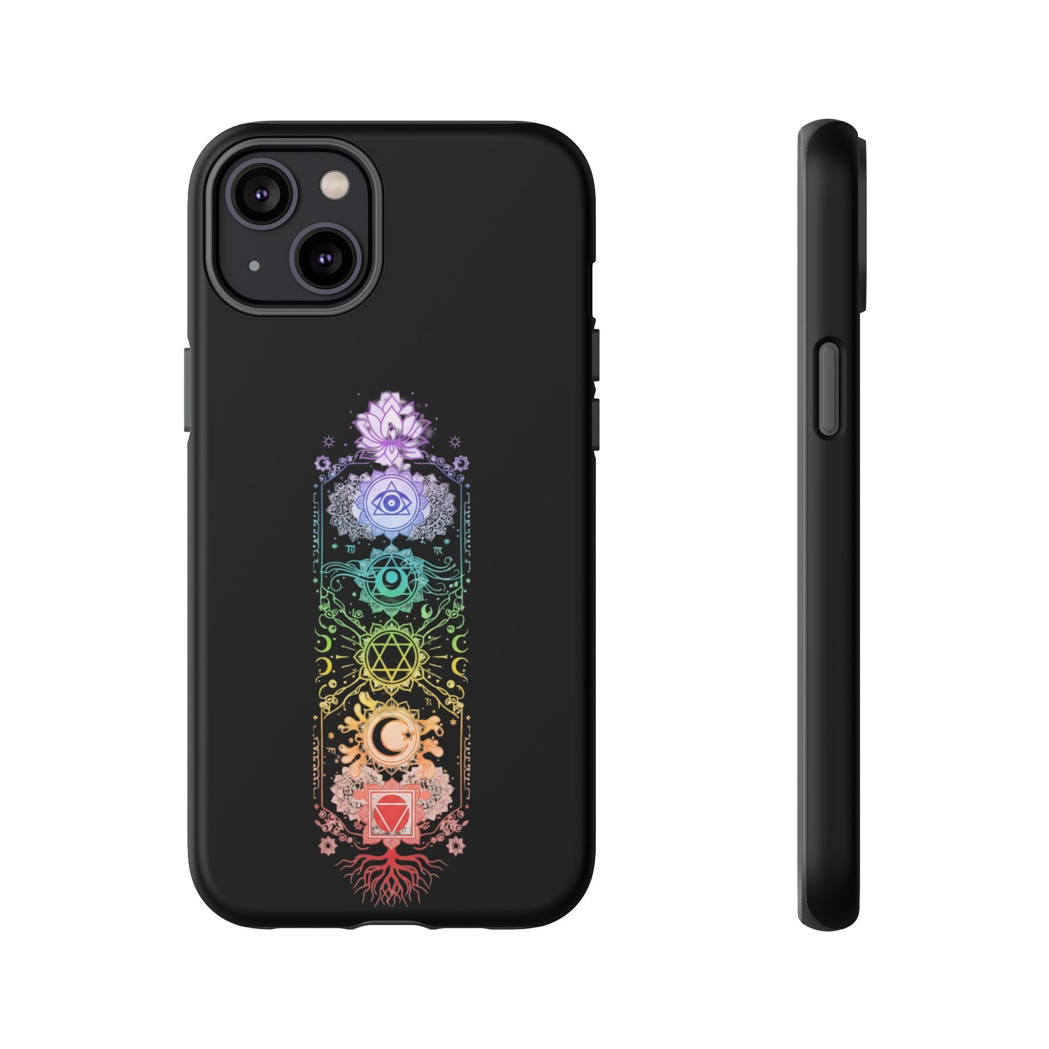 Mystic Chakra Phone Case Spiritual Snake Design iPhone Samsung Galaxy Protective Cover