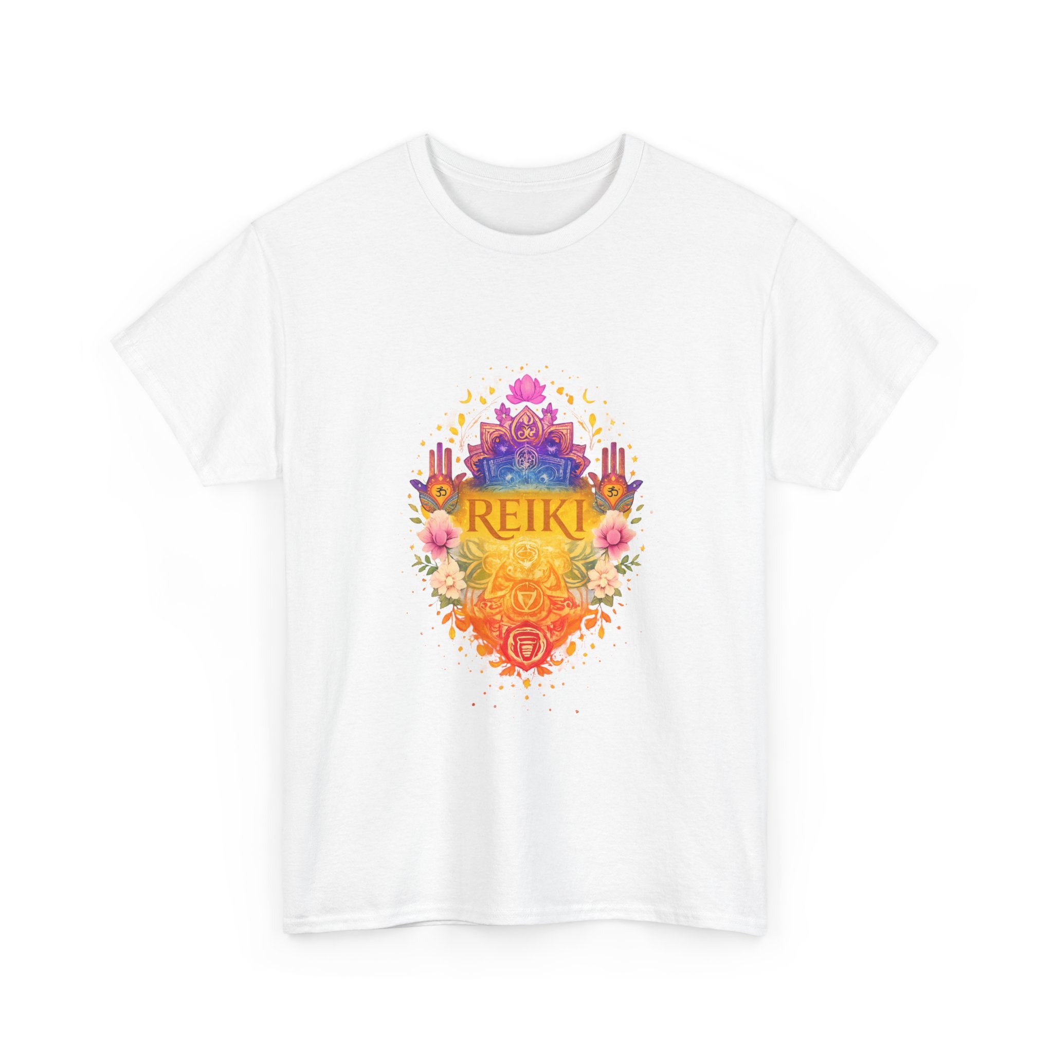 Camiseta Reiki Chakras | Reiki Energy Boho T-Shirt