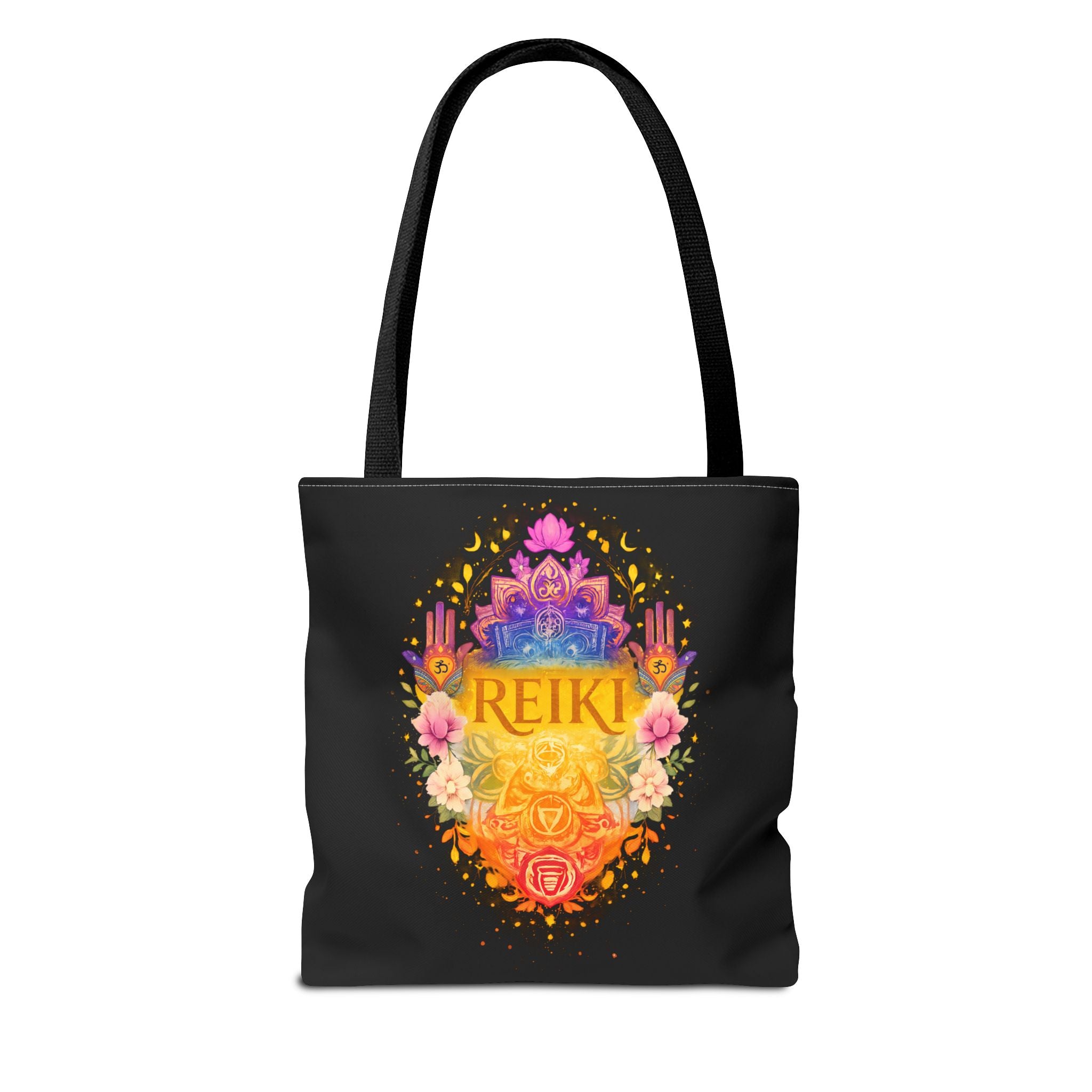 Tote Bag Reiki de Poliéster Duradero | Diseño Espiritual