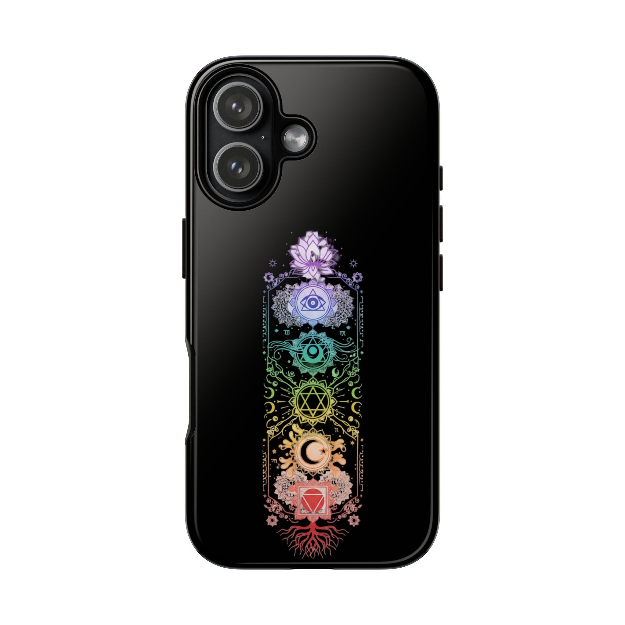 Mystic Chakra Phone Case Spiritual Snake Design iPhone Samsung Galaxy Protective Cover