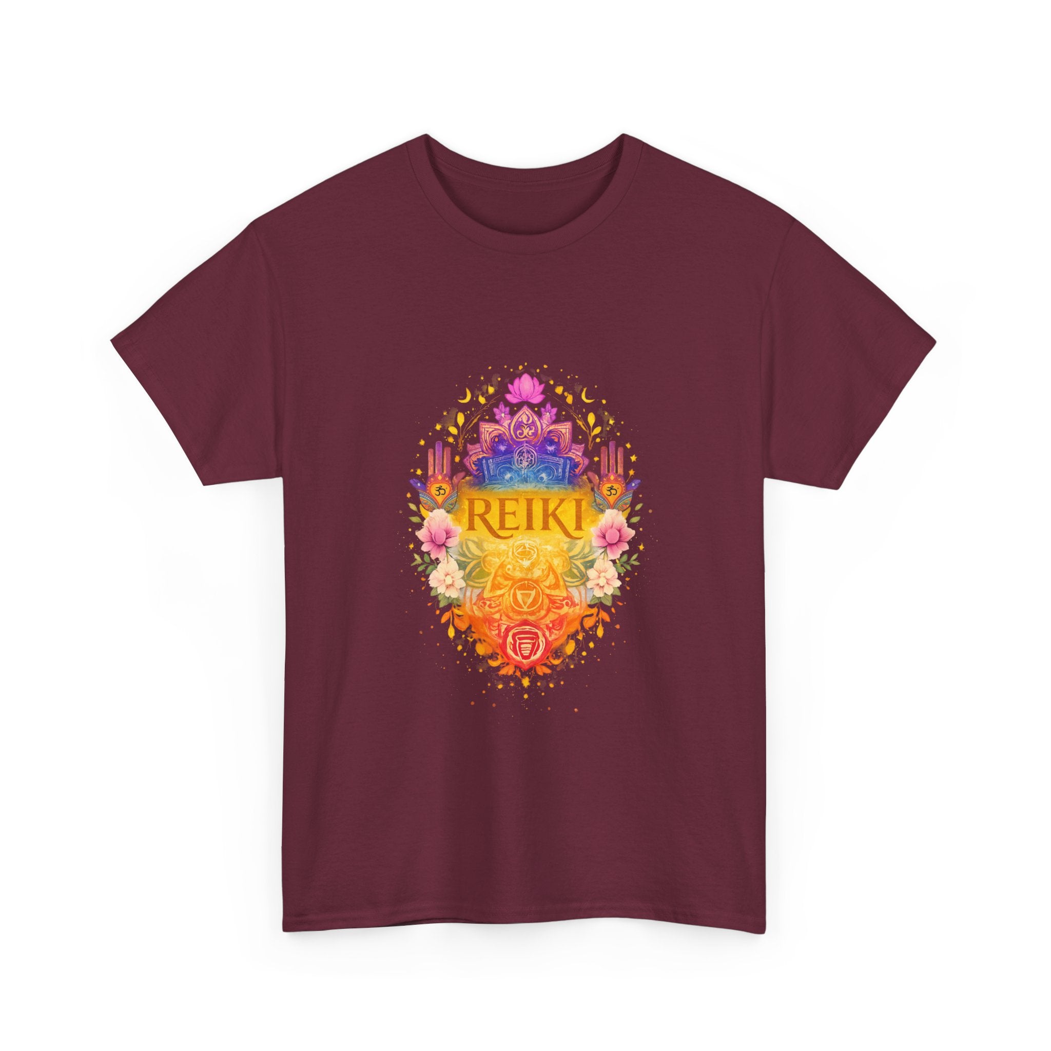 Camiseta Reiki Chakras | Reiki Energy Boho T-Shirt