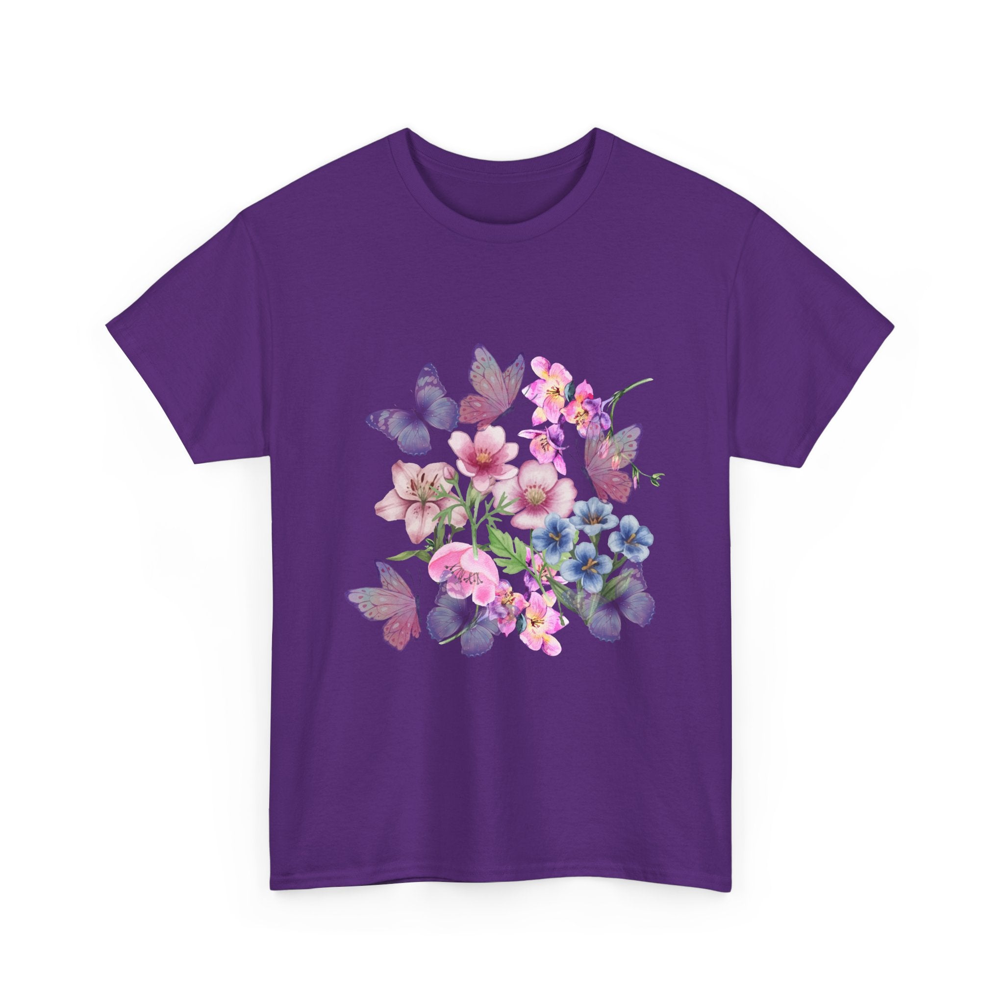 Camiseta Floral & Butterflies | Boho Spring Tee