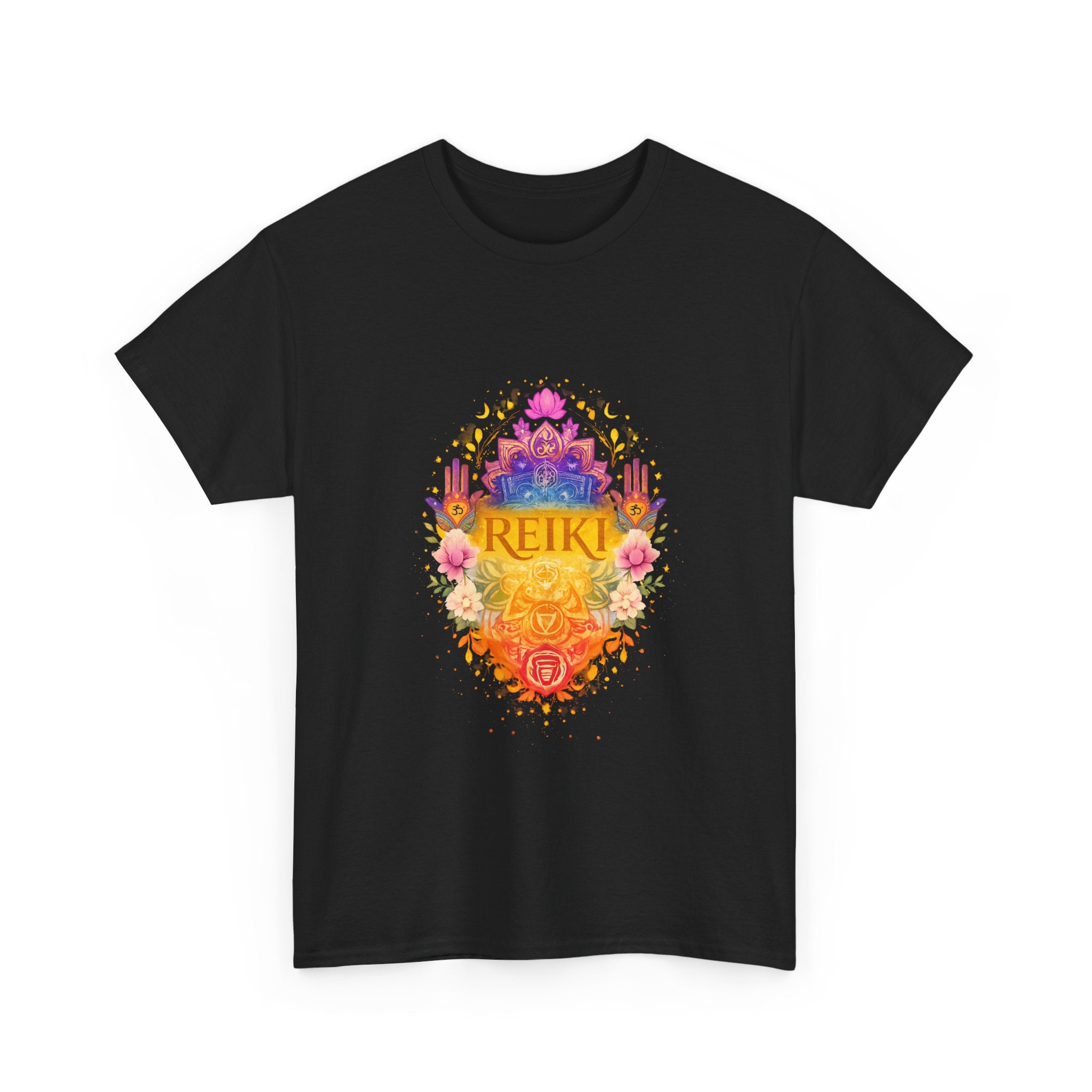 Camiseta Reiki Chakras | Reiki Energy Boho T-Shirt