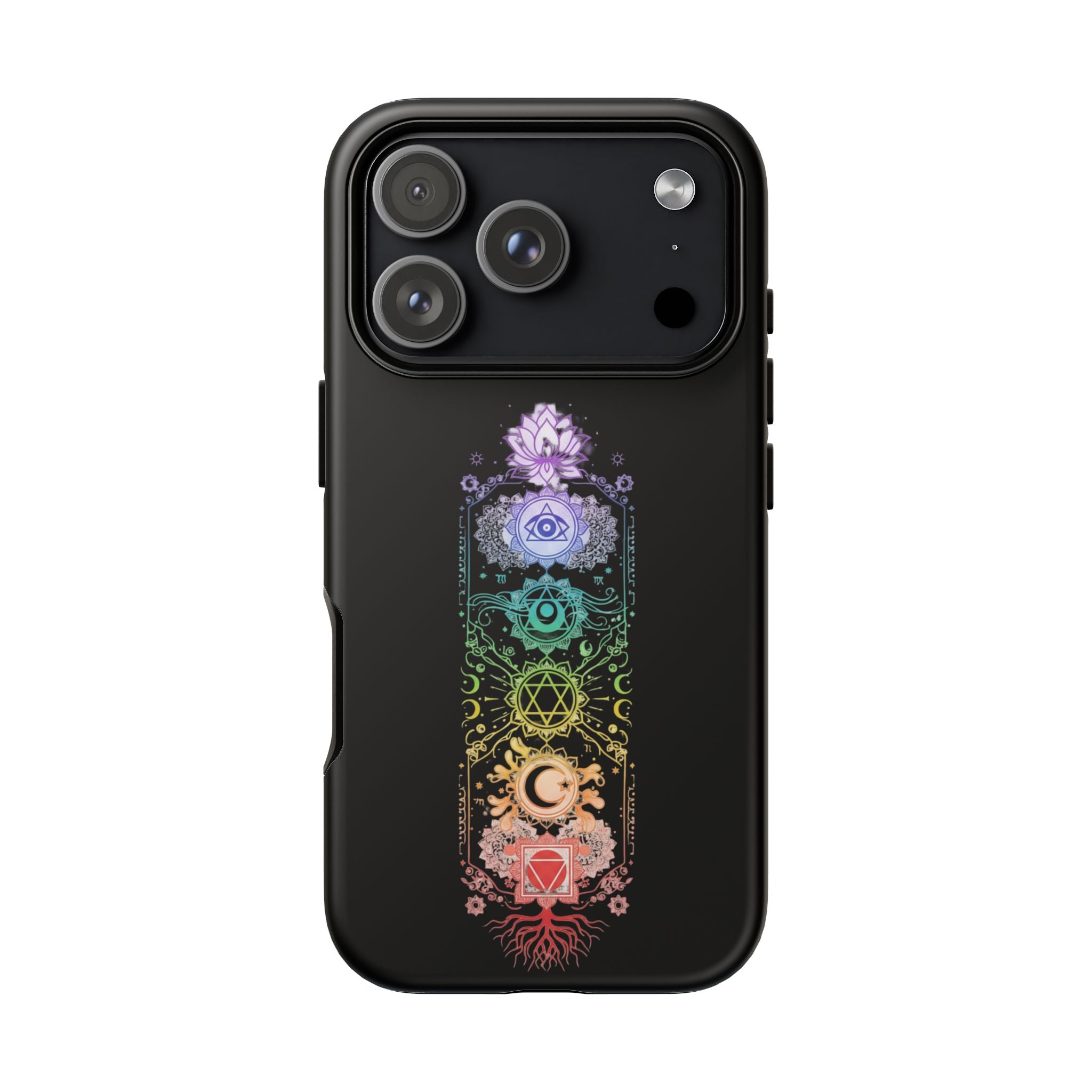 Mystic Chakra Phone Case Spiritual Snake Design iPhone Samsung Galaxy Protective Cover