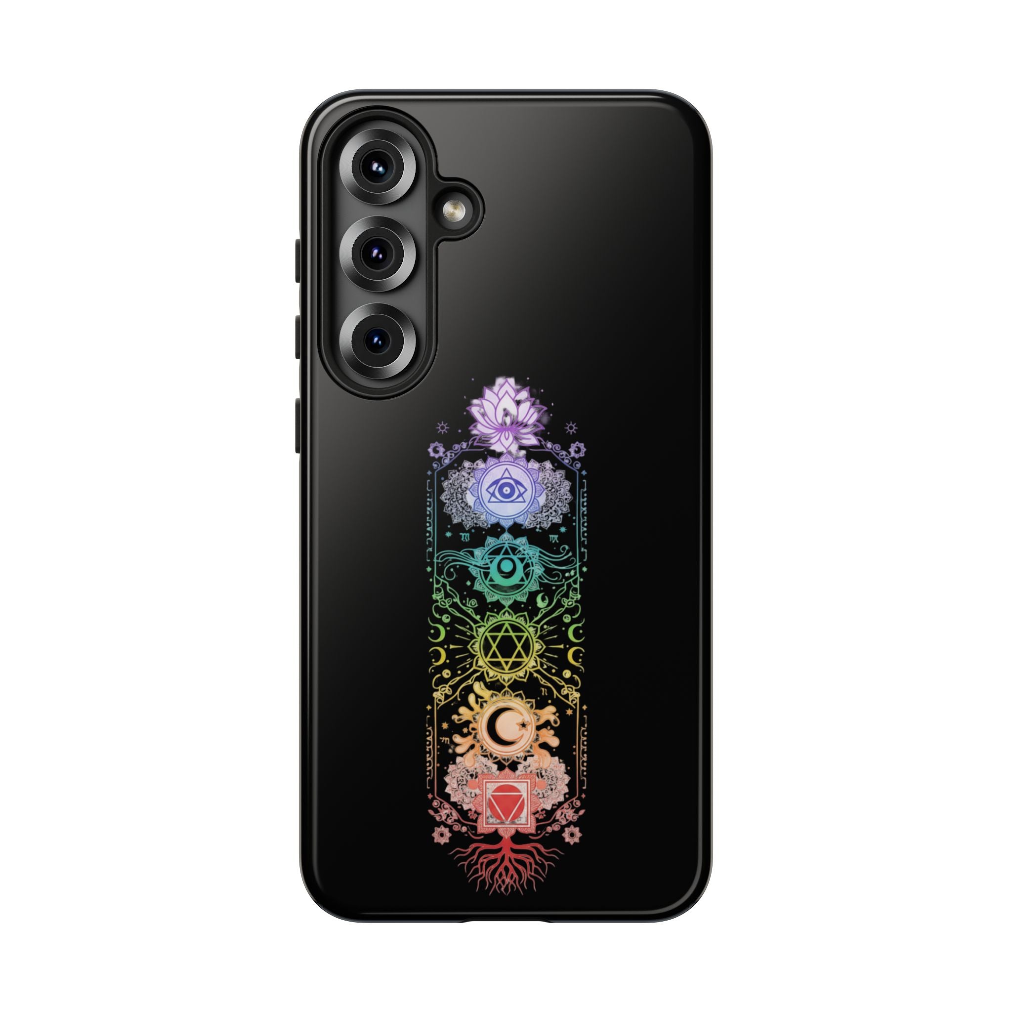 Mystic Chakra Phone Case Spiritual Snake Design iPhone Samsung Galaxy Protective Cover