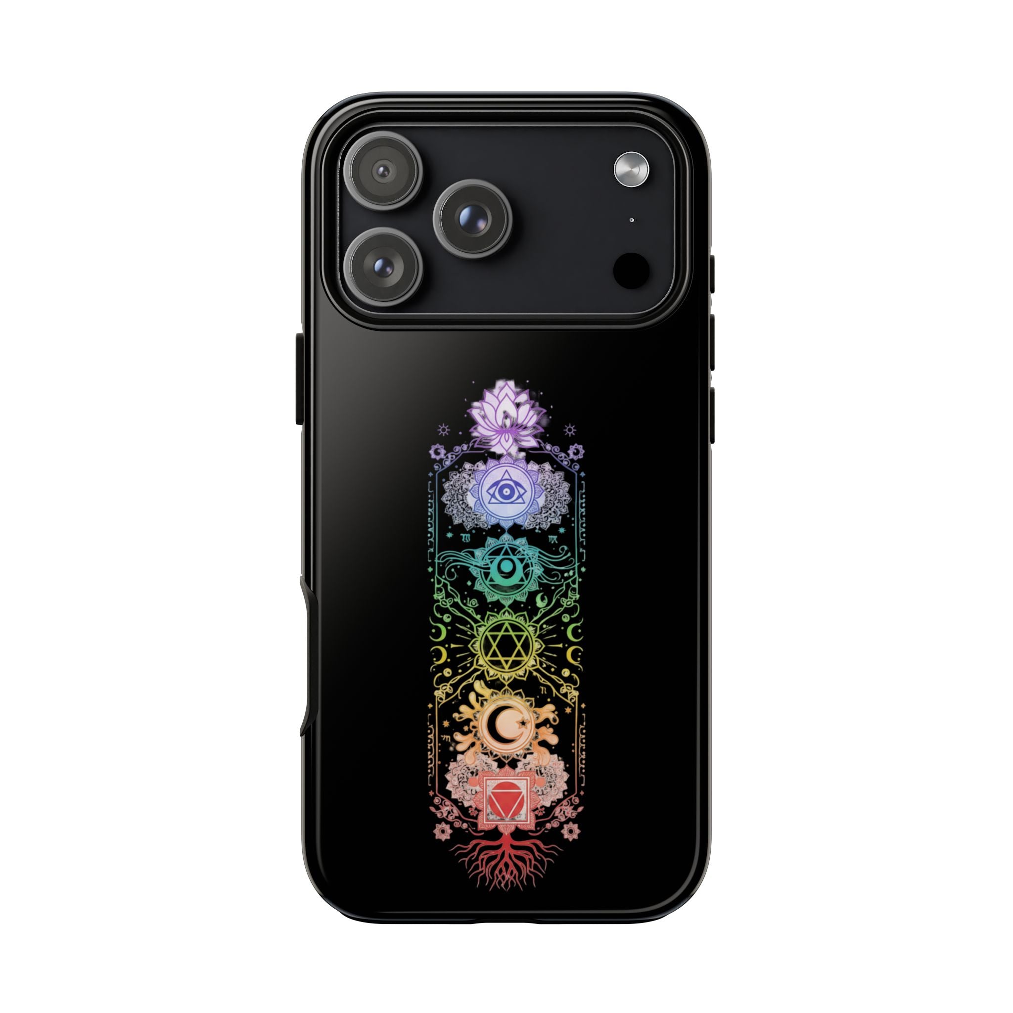 Mystic Chakra Phone Case Spiritual Snake Design iPhone Samsung Galaxy Protective Cover