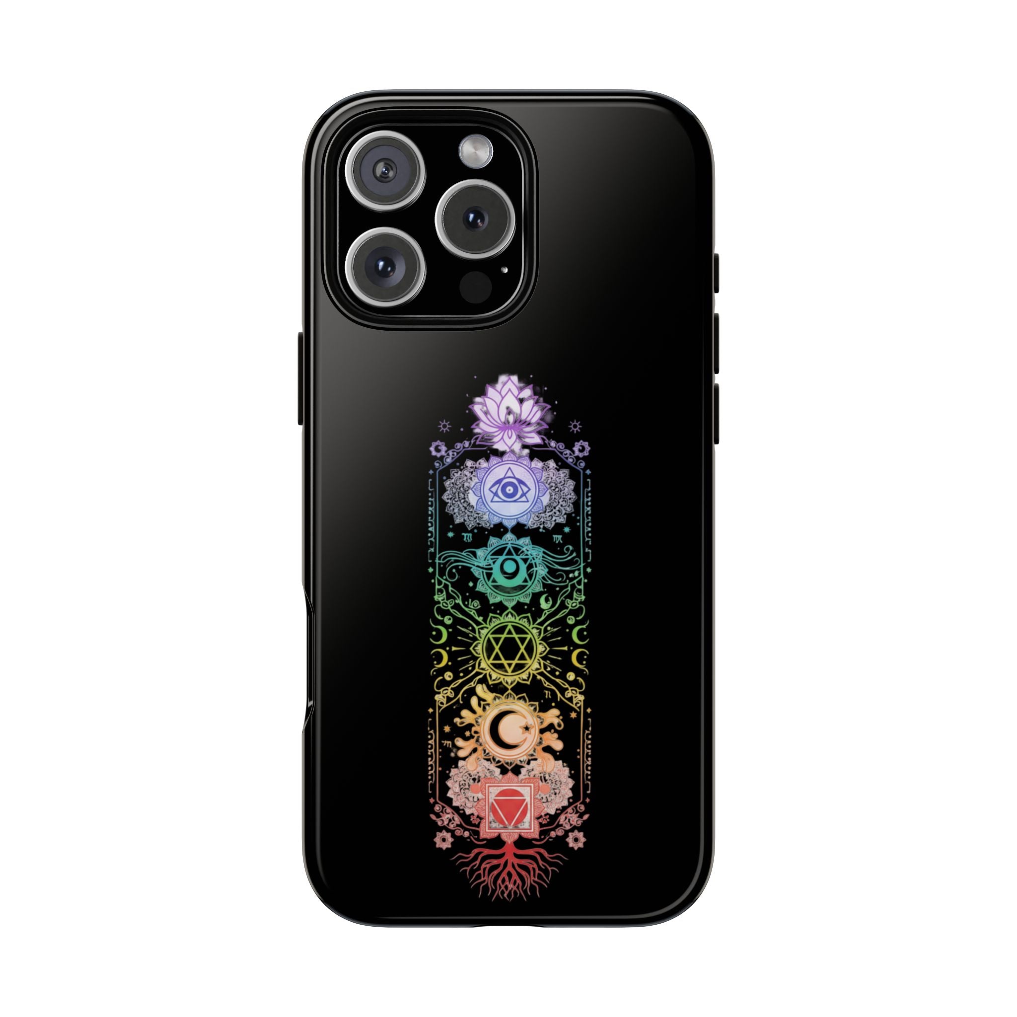 Mystic Chakra Phone Case Spiritual Snake Design iPhone Samsung Galaxy Protective Cover