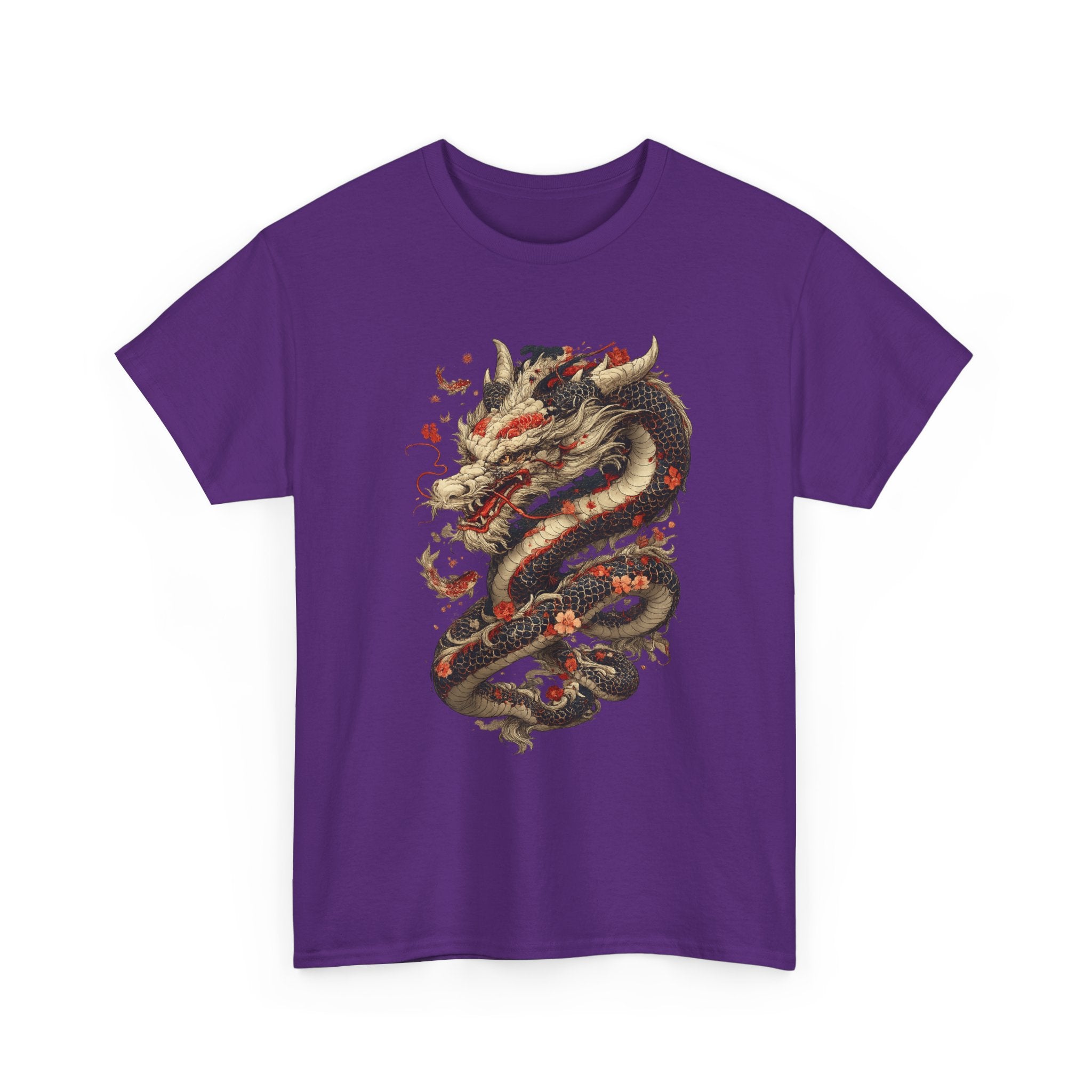 Camiseta Dragón Japonés Oscuro – Arte Oriental Místico