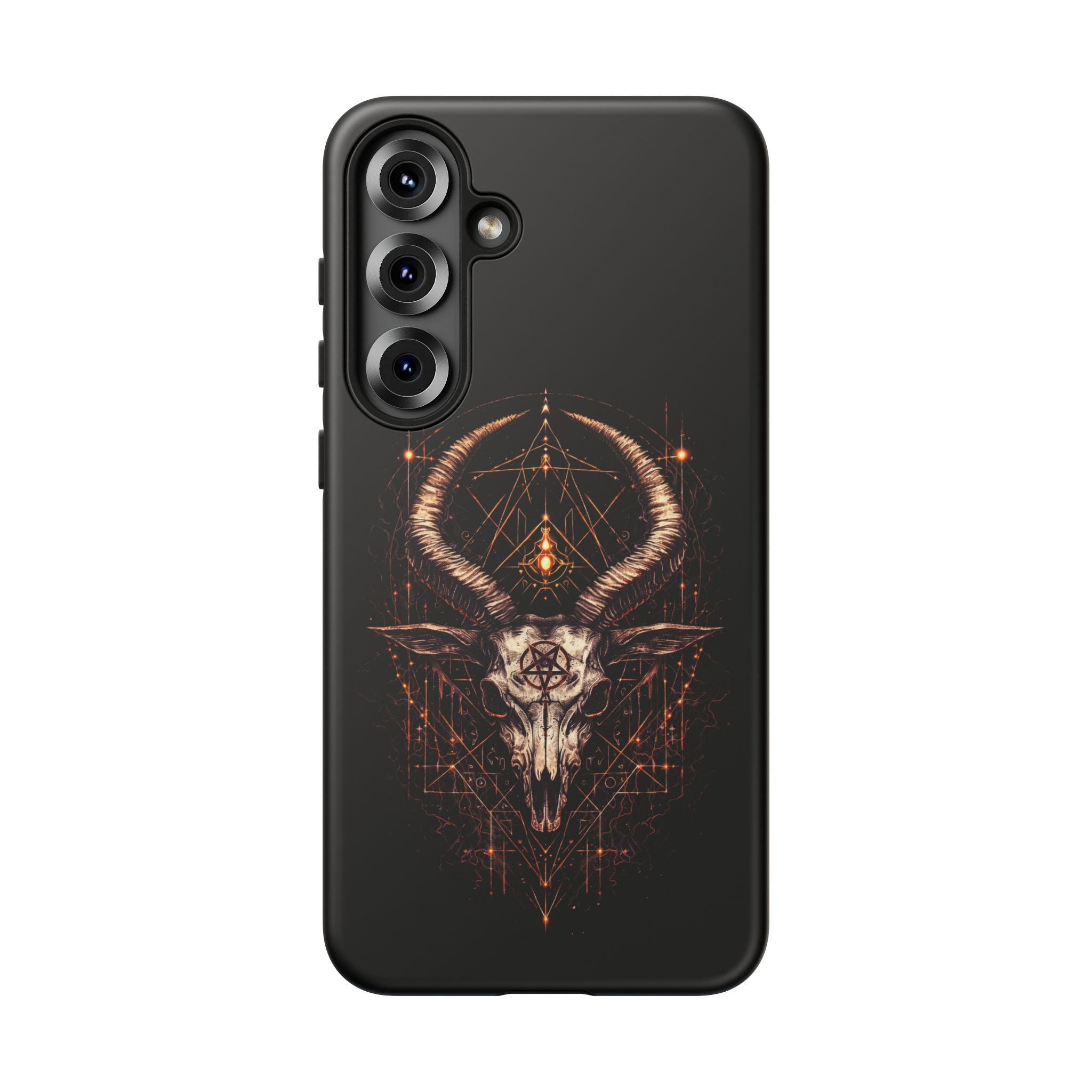 Funda Samsung o Iphone devil con diseño de demonio y estética oscura. Protección resistente y estilo único para destacar tu móvil Samsung o Iphone.