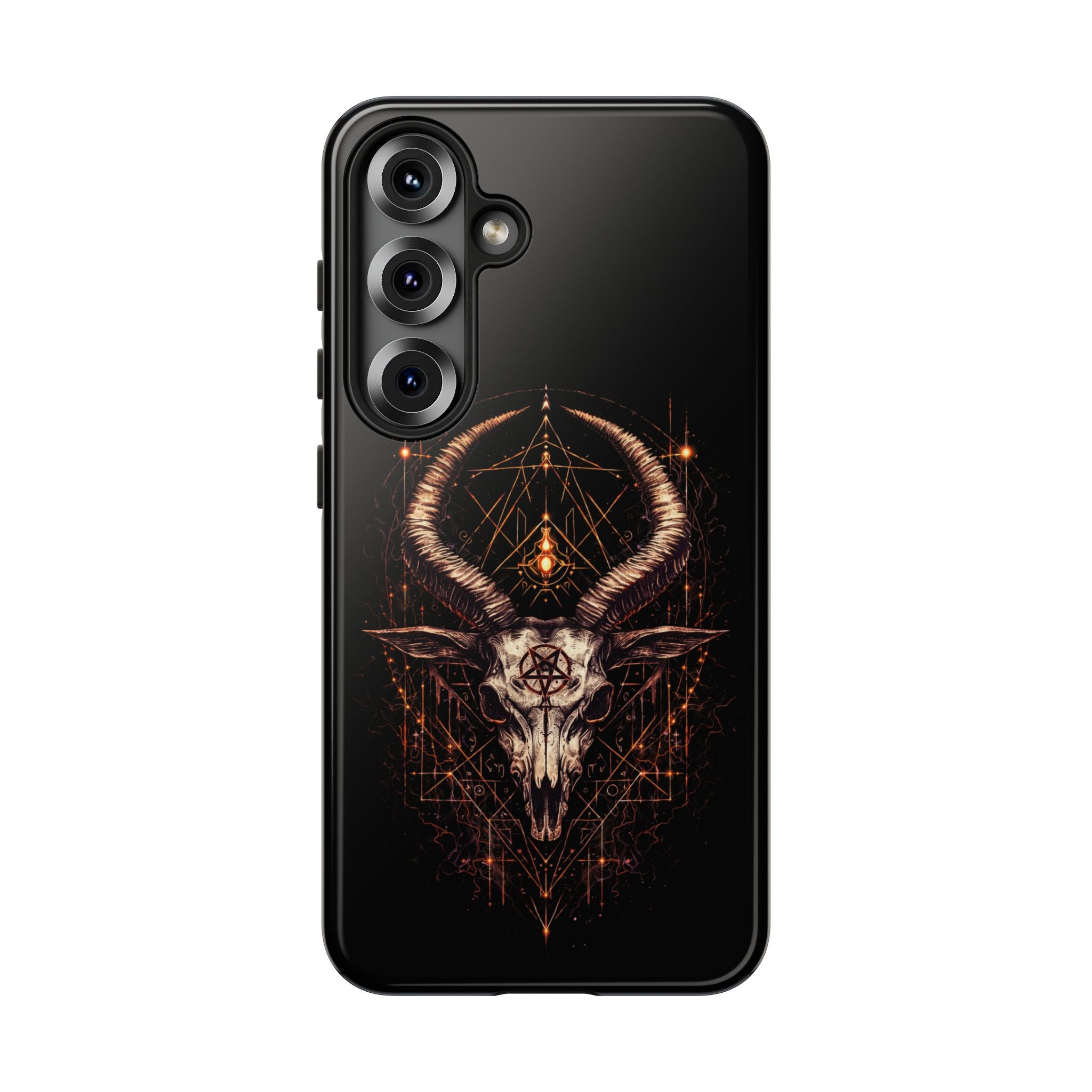 Funda Samsung o Iphone devil con diseño de demonio y estética oscura. Protección resistente y estilo único para destacar tu móvil Samsung o Iphone.
