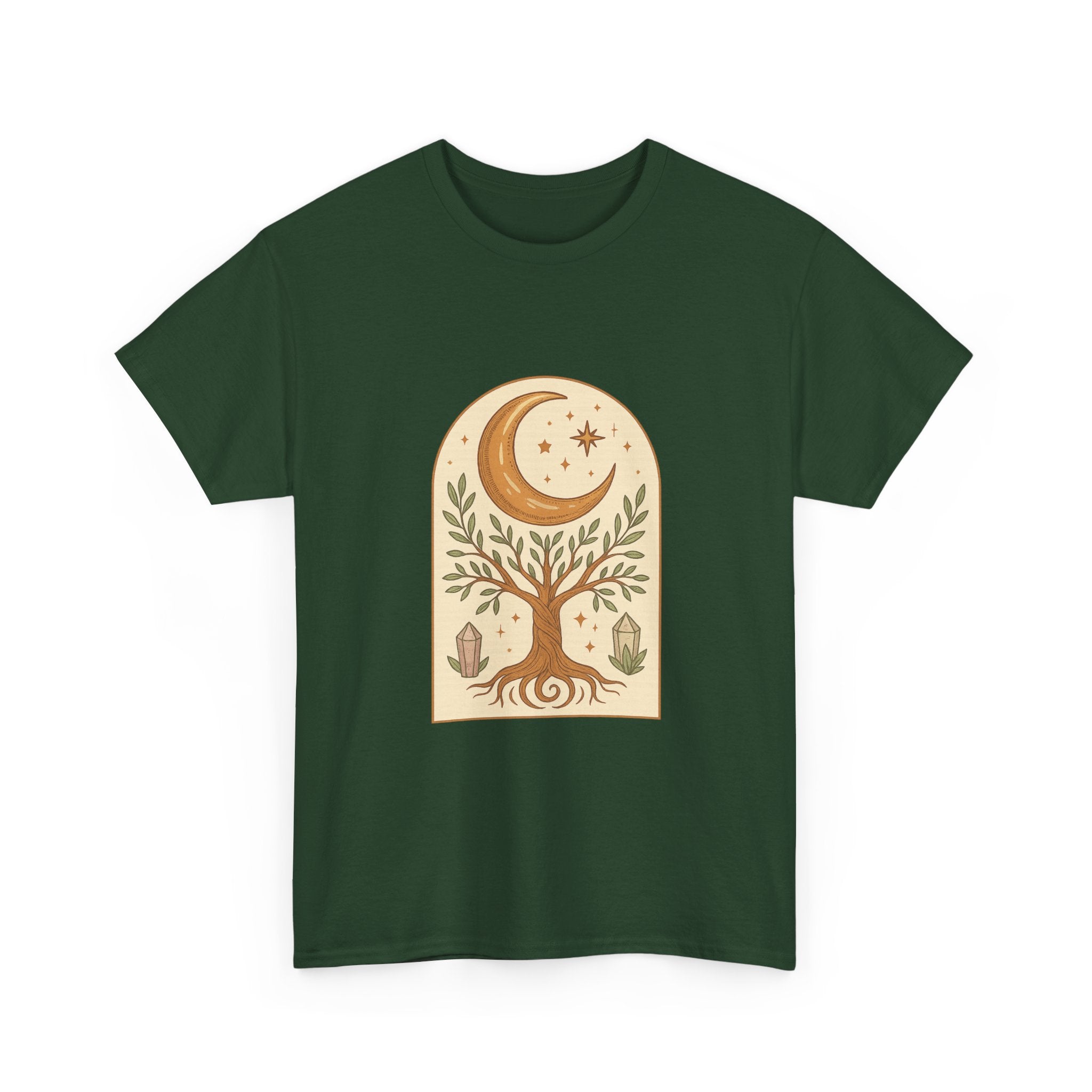 Boho Celestial Moon Tee – Mystic Nature Shirt | MysticBohoCo