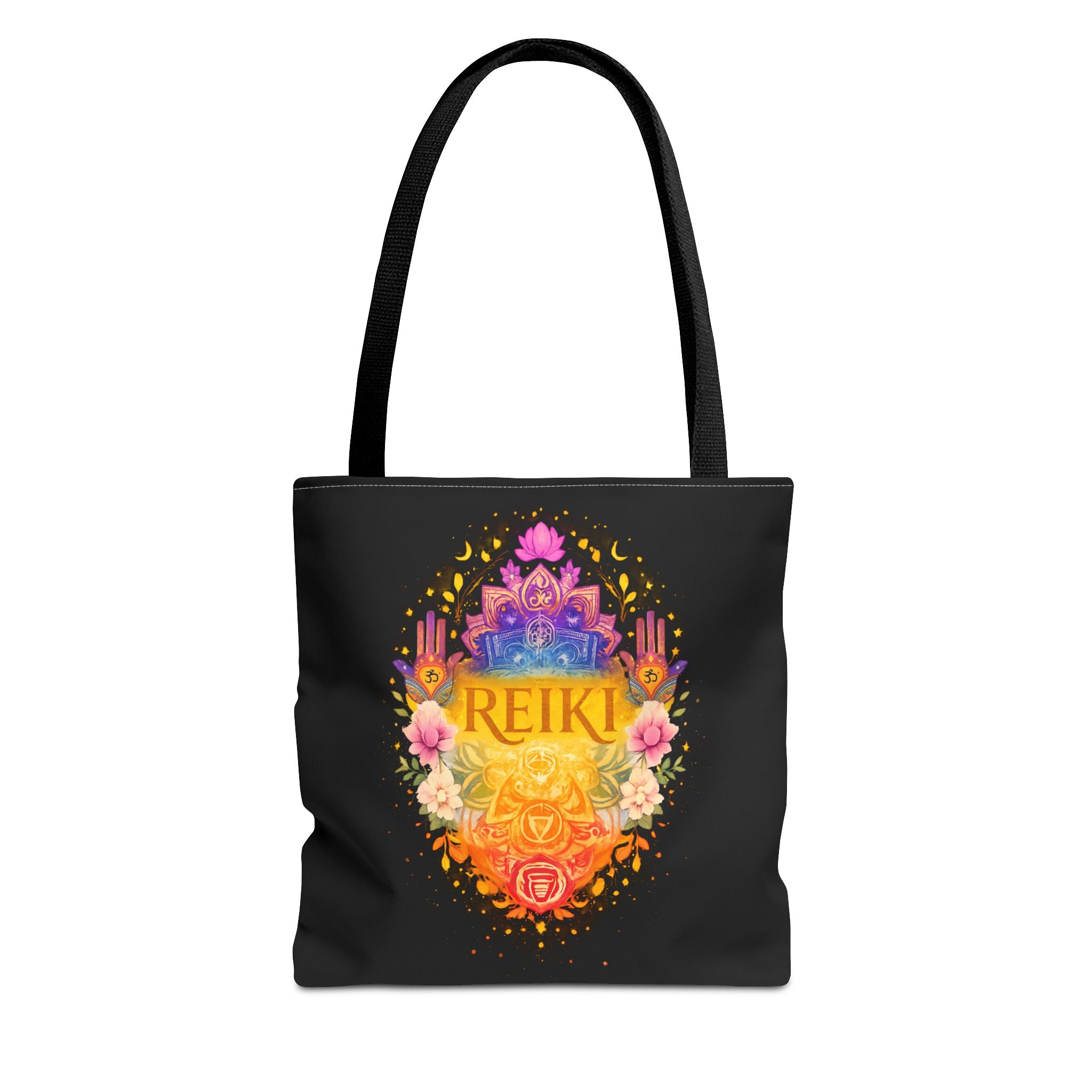 Tote Bag Reiki de Poliéster Duradero | Diseño Espiritual