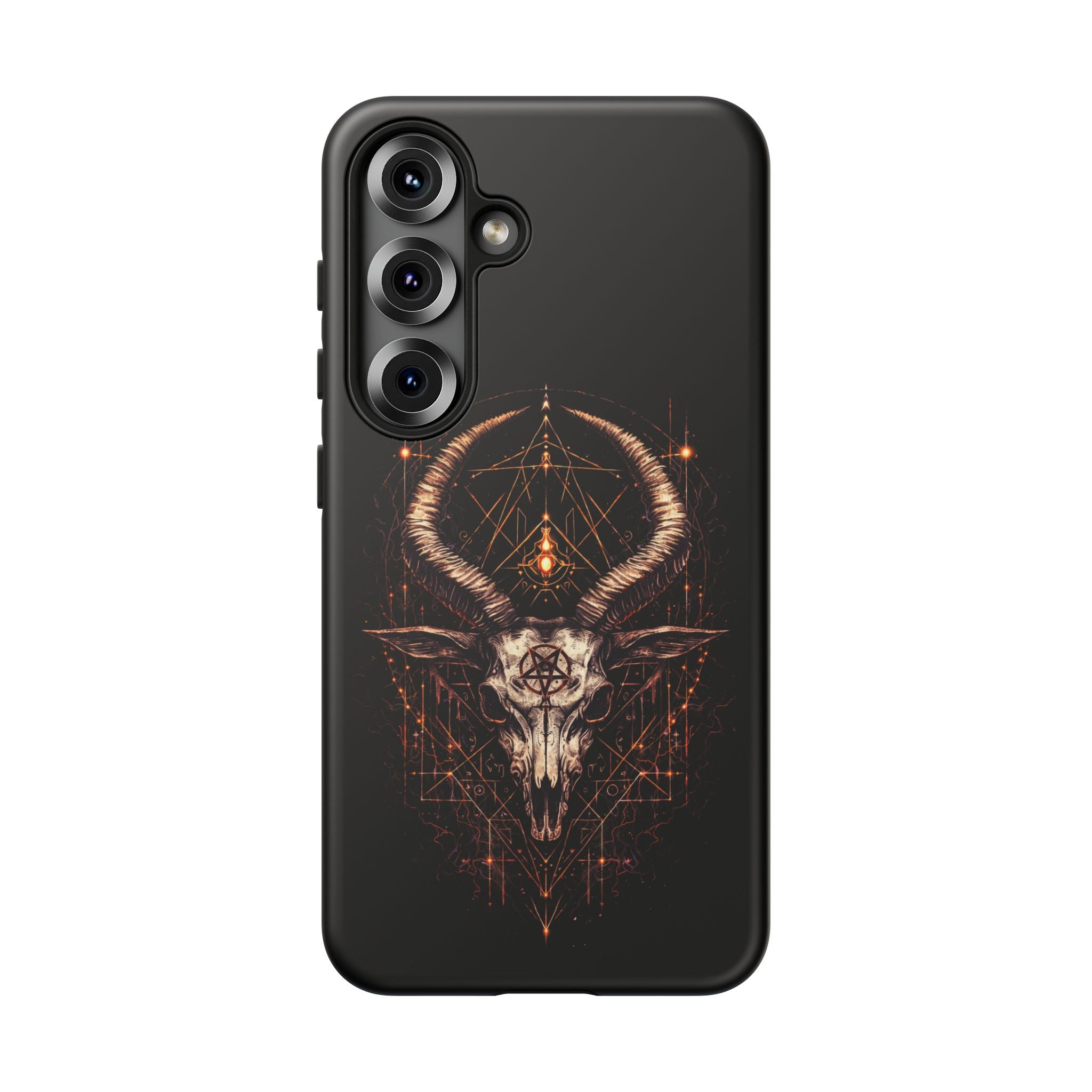 Funda Samsung o Iphone devil con diseño de demonio y estética oscura. Protección resistente y estilo único para destacar tu móvil Samsung o Iphone.
