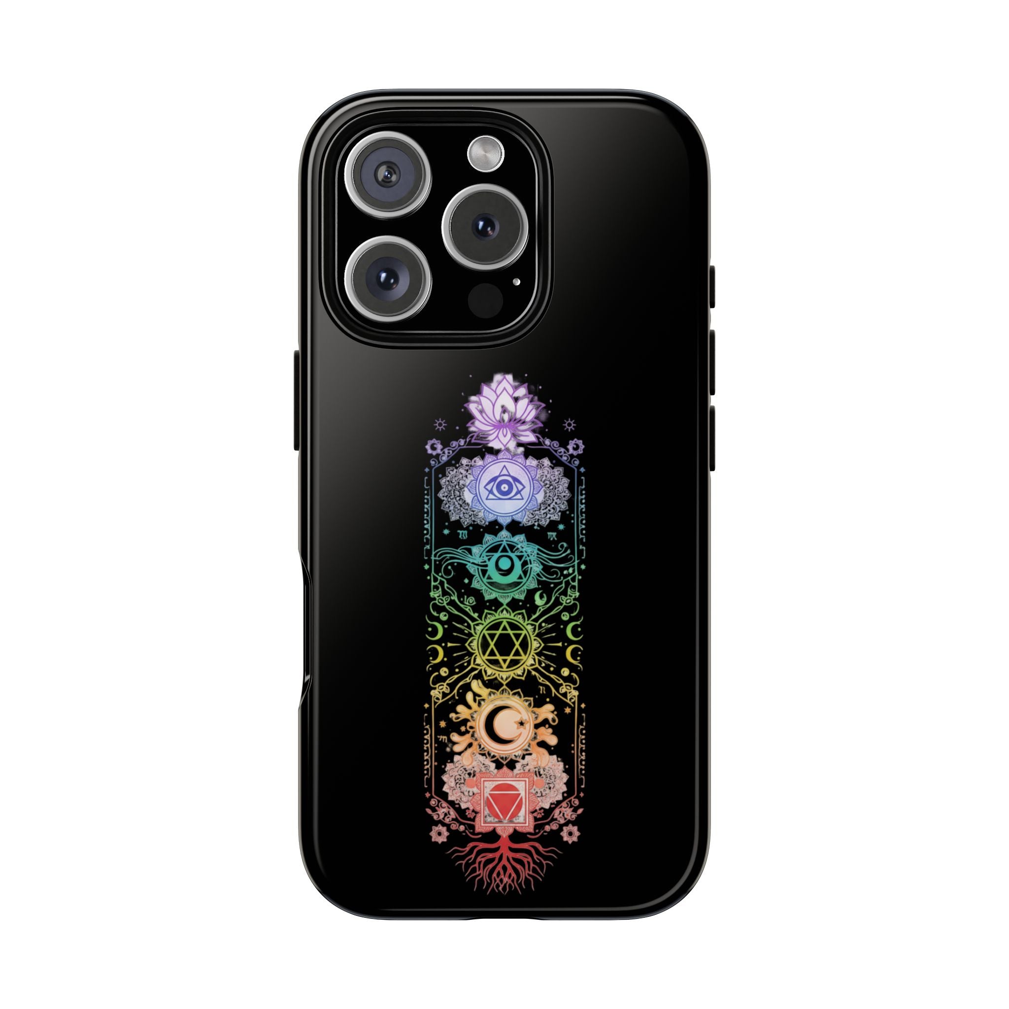 Mystic Chakra Phone Case Spiritual Snake Design iPhone Samsung Galaxy Protective Cover