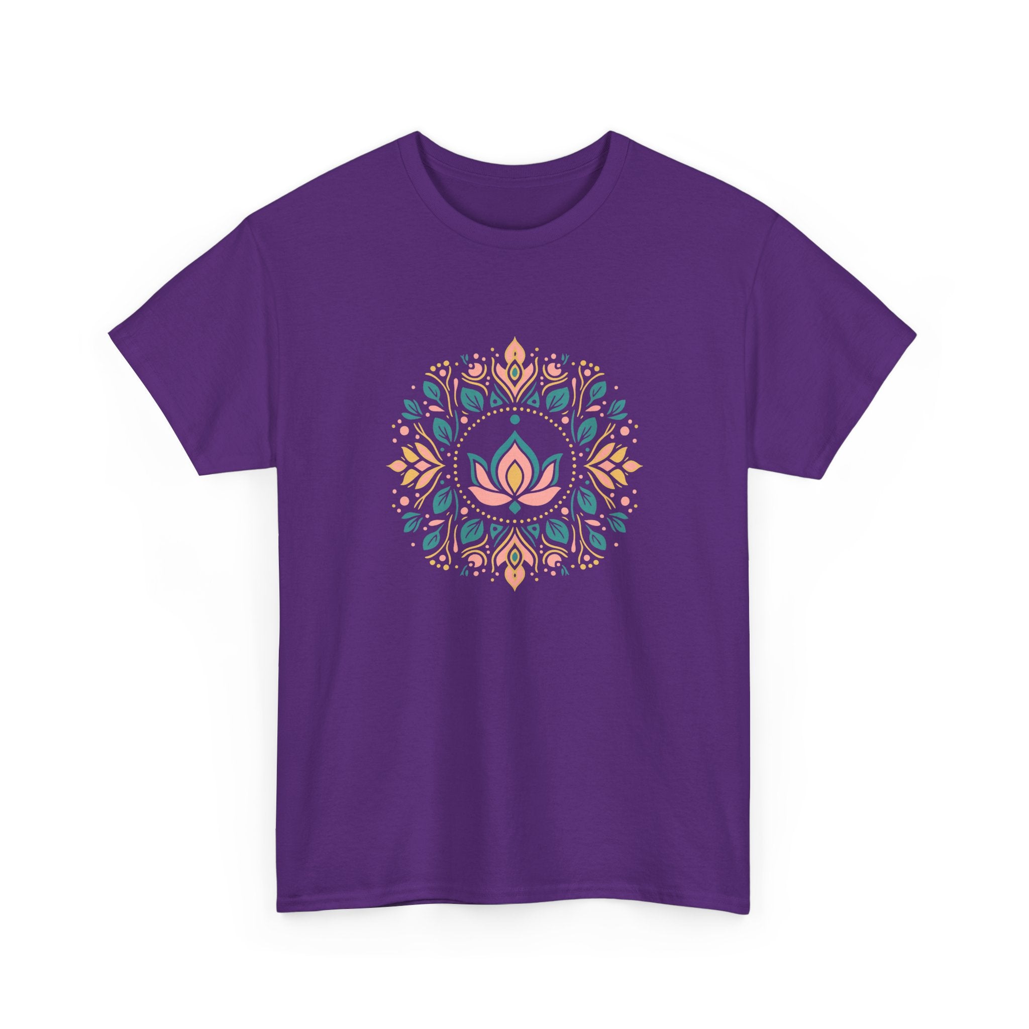 Camiseta Mandala Loto Boho | Mystic Lotus Mandala Tee