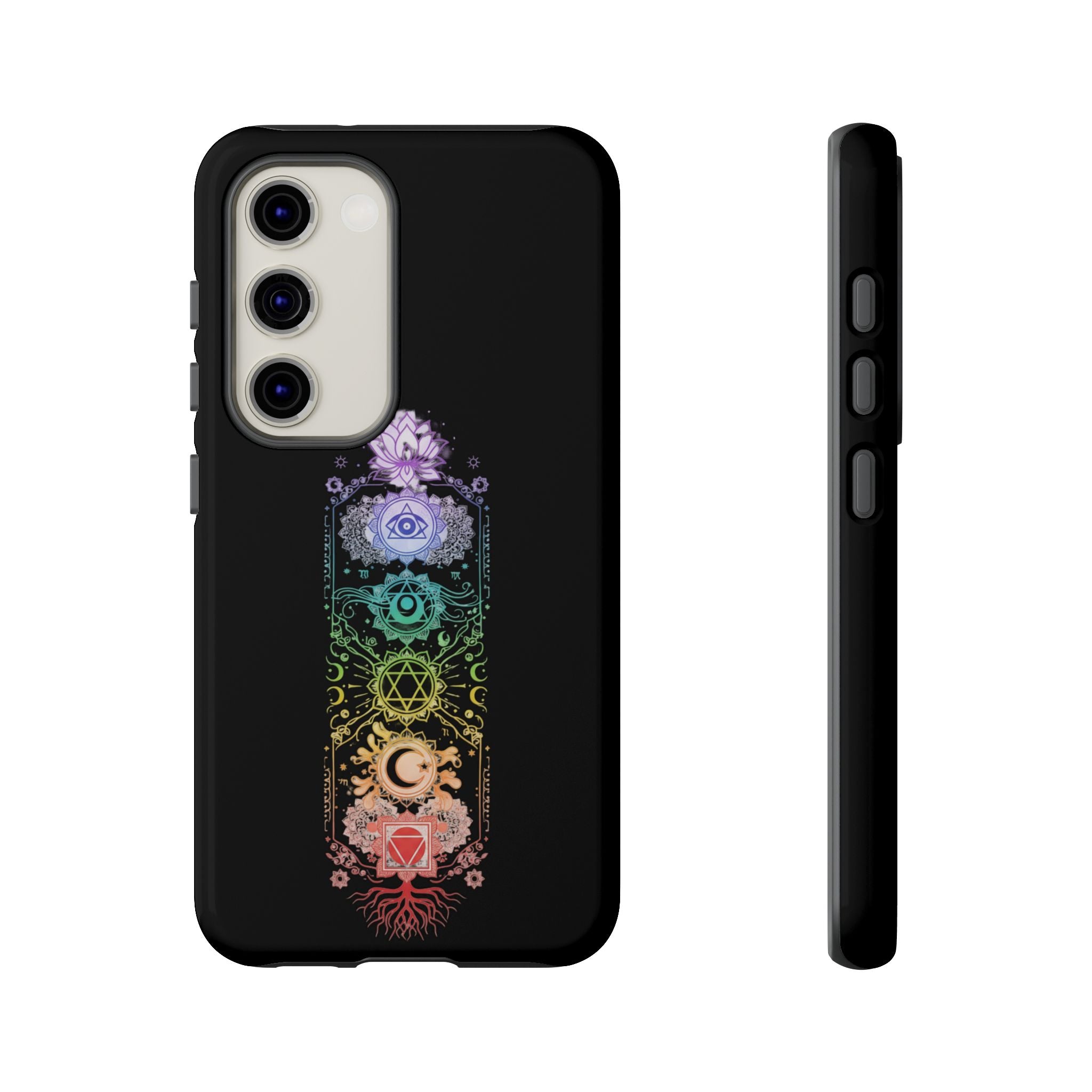 Mystic Chakra Phone Case Spiritual Snake Design iPhone Samsung Galaxy Protective Cover