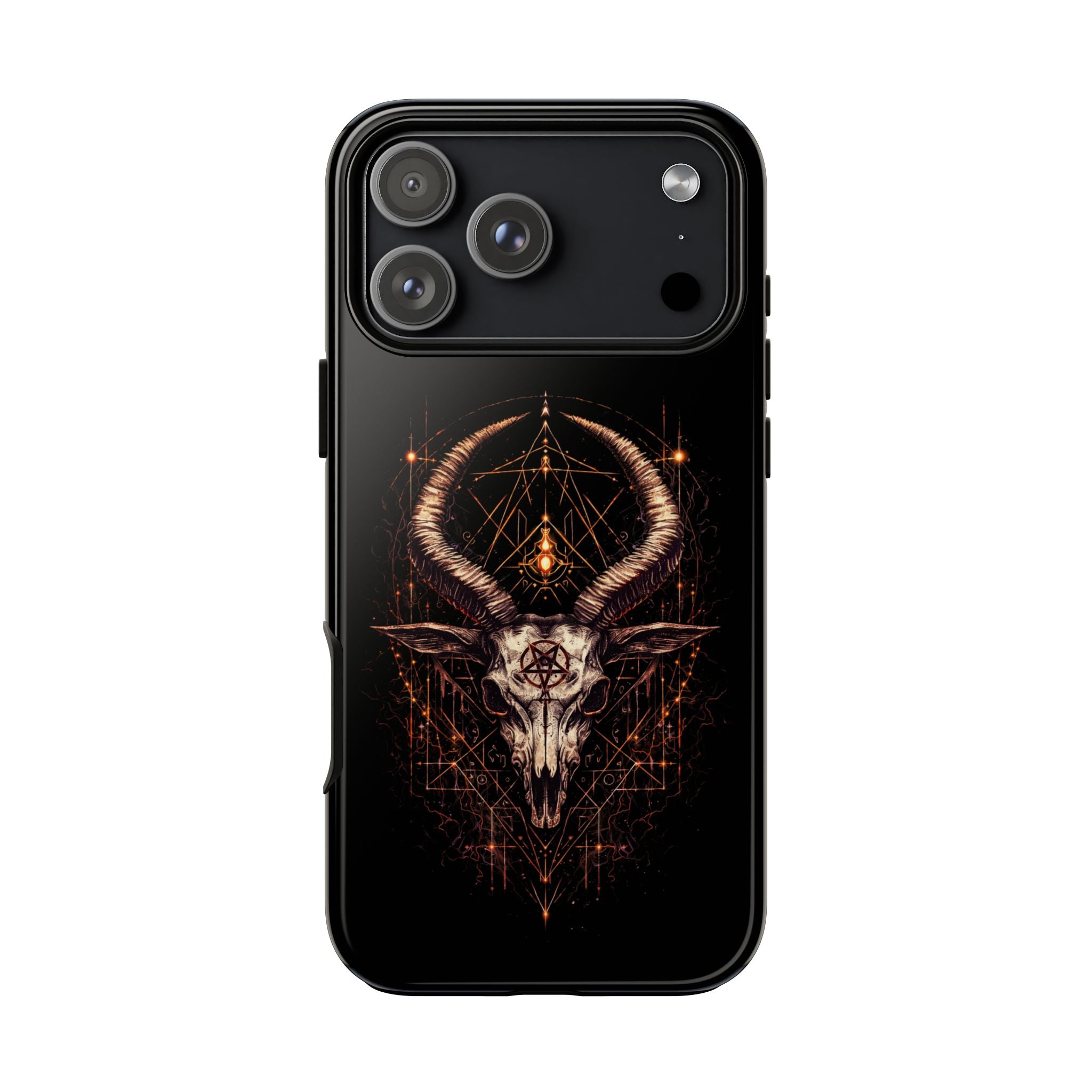 Funda Samsung o Iphone devil con diseño de demonio y estética oscura. Protección resistente y estilo único para destacar tu móvil Samsung o Iphone.