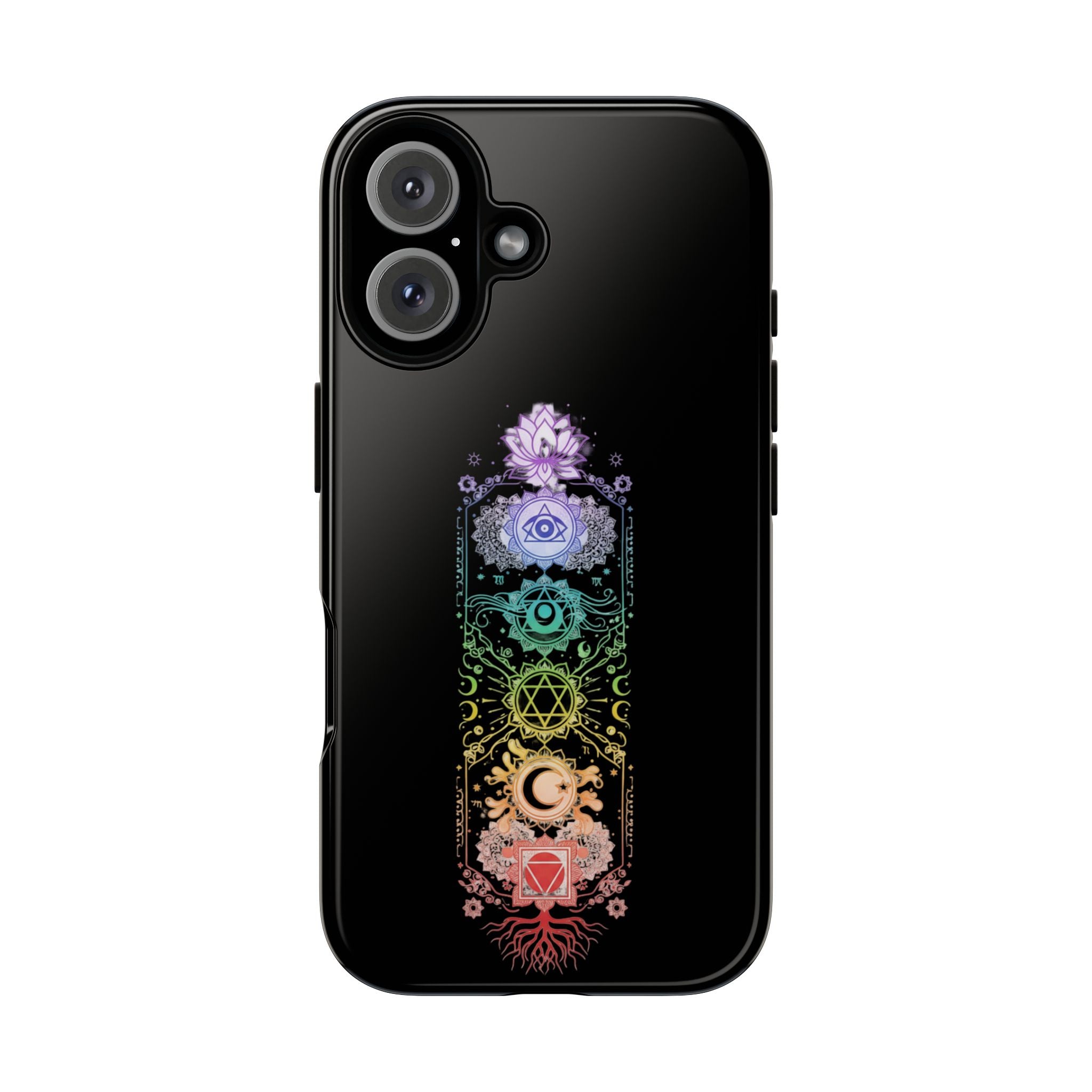 Mystic Chakra Phone Case Spiritual Snake Design iPhone Samsung Galaxy Protective Cover