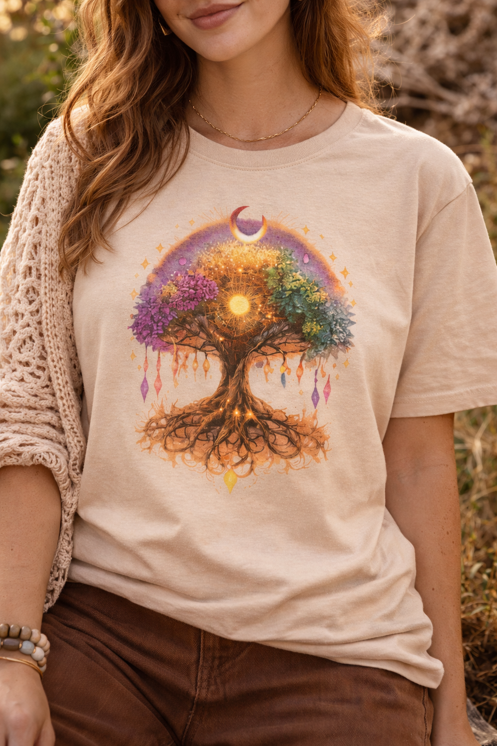Camiseta Árbol de la Vida | Tree of Life Boho T-Shirt