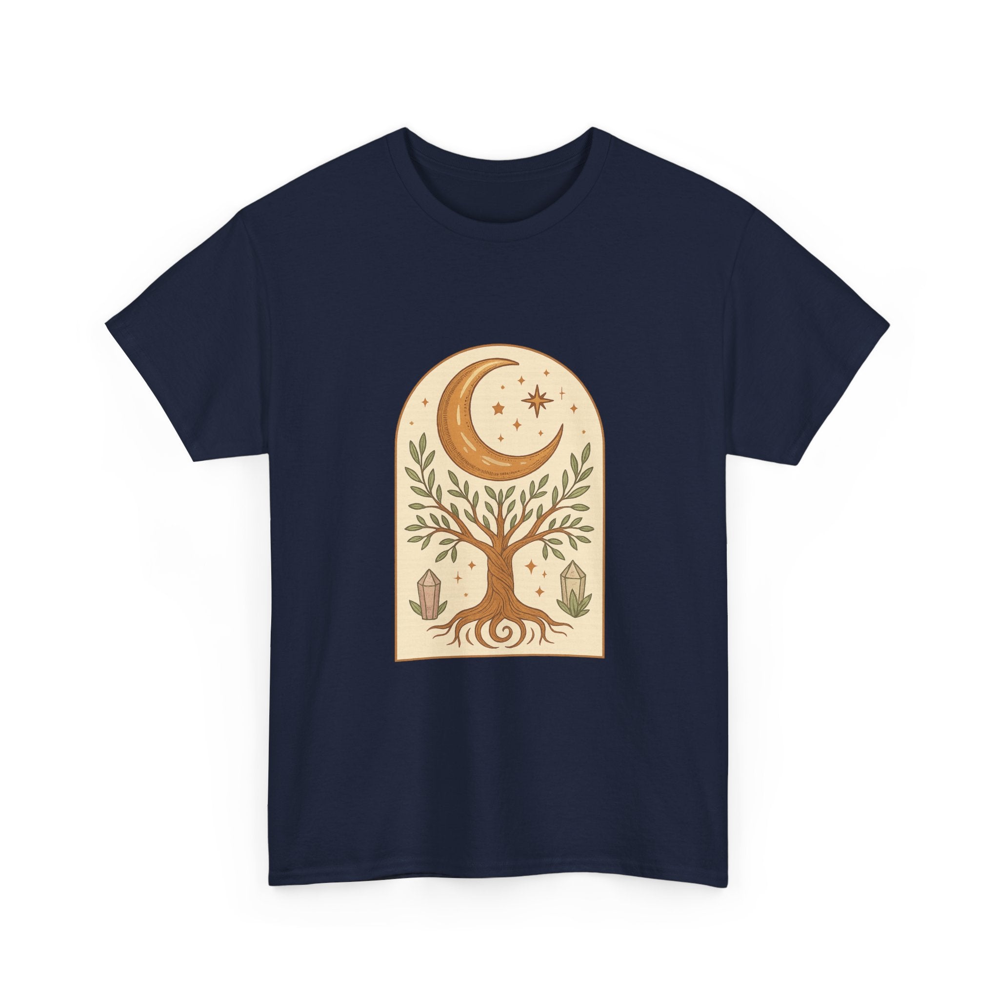 Boho Celestial Moon Tee – Mystic Nature Shirt | MysticBohoCo