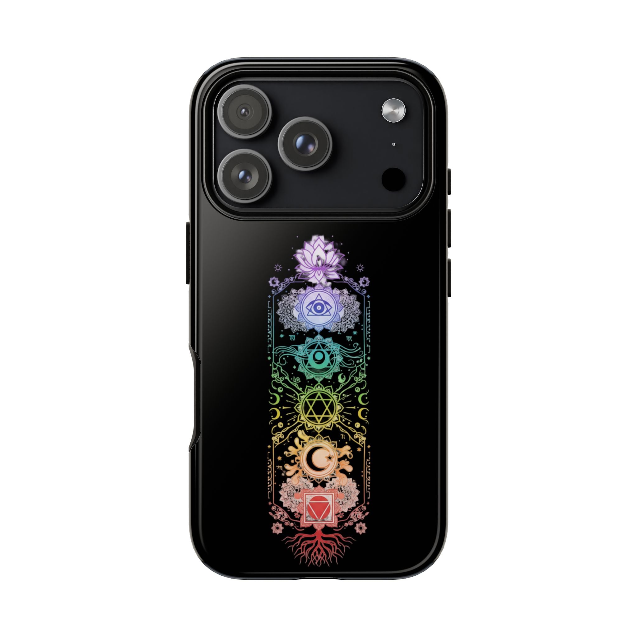 Mystic Chakra Phone Case Spiritual Snake Design iPhone Samsung Galaxy Protective Cover