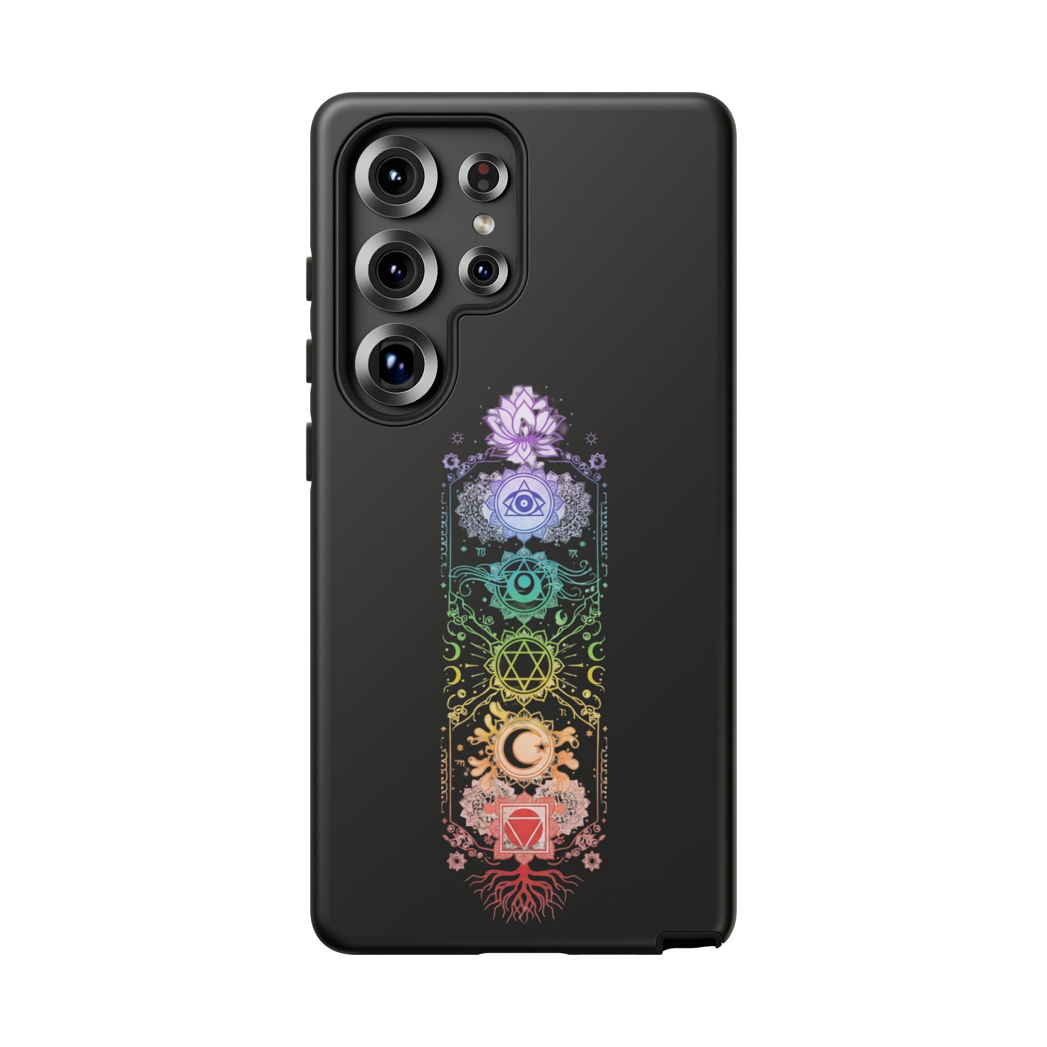 Mystic Chakra Phone Case Spiritual Snake Design iPhone Samsung Galaxy Protective Cover