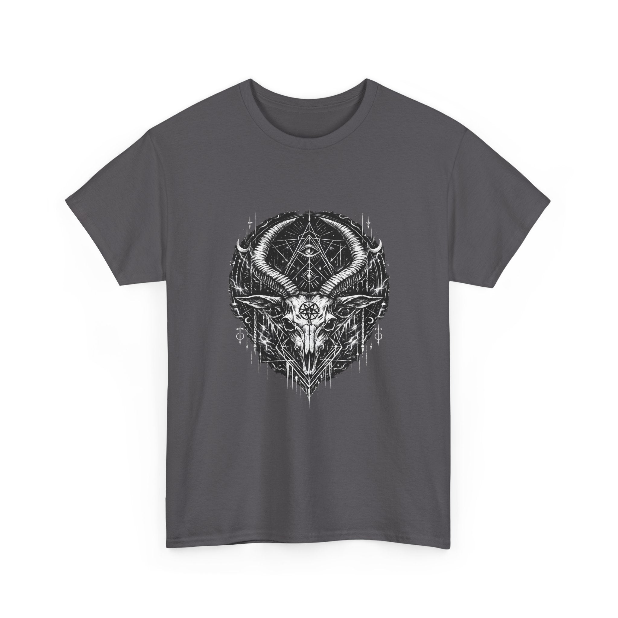 Camiseta Cabra Oculta Mística | Occult Goat Skull T-Shirt