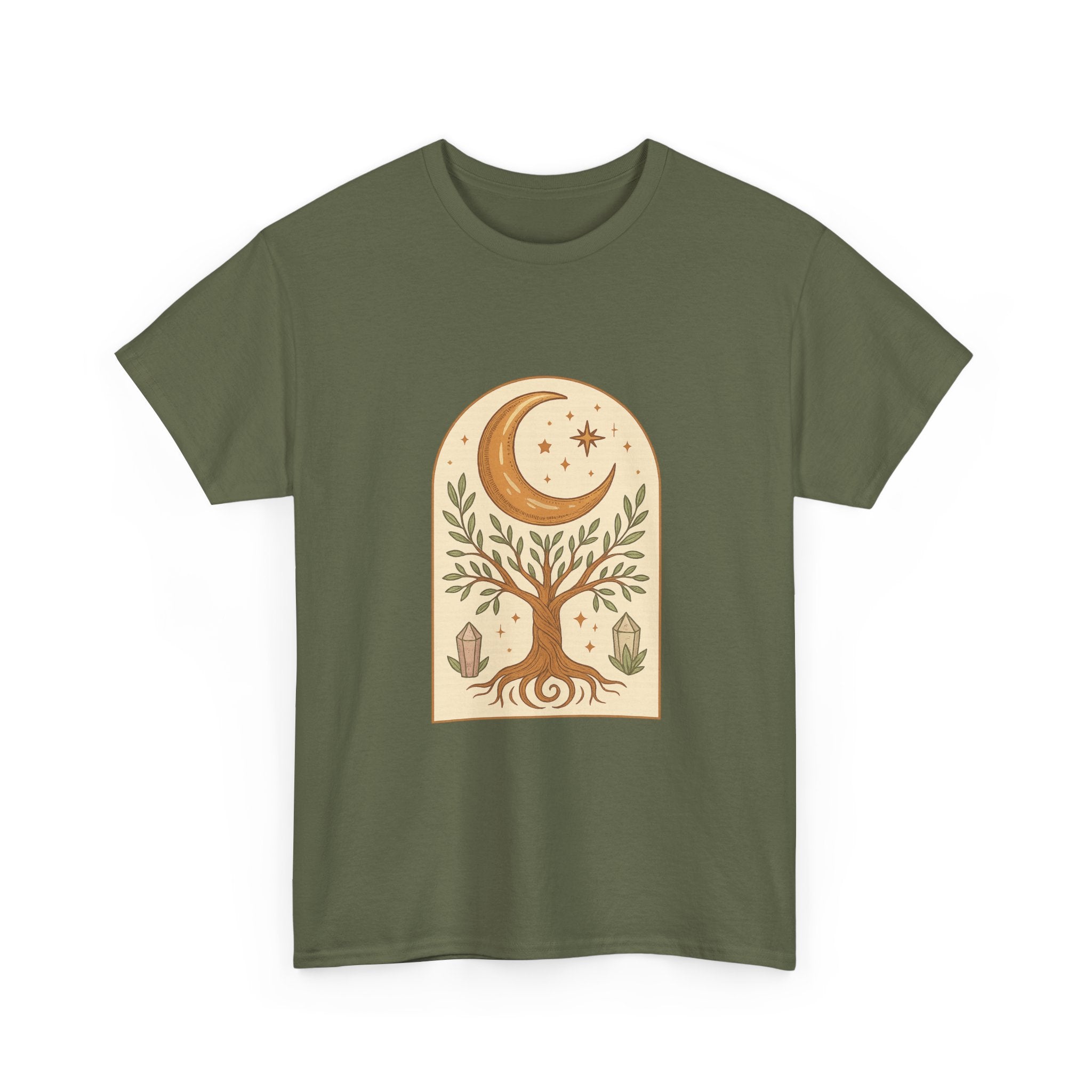 Boho Celestial Moon Tee – Mystic Nature Shirt | MysticBohoCo