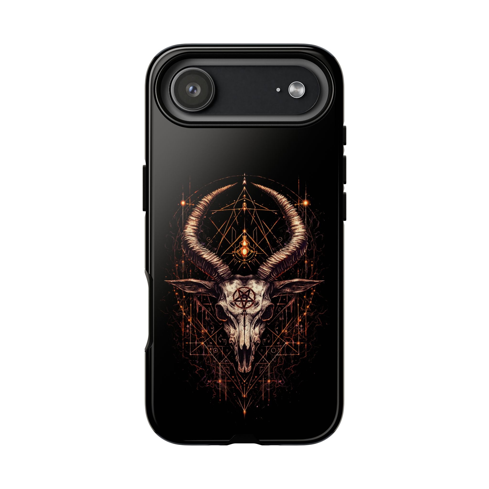 Funda Samsung o Iphone devil con diseño de demonio y estética oscura. Protección resistente y estilo único para destacar tu móvil Samsung o Iphone.