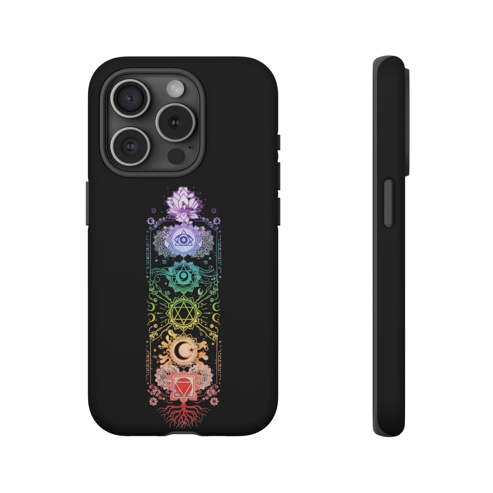 Mystic Chakra Phone Case Spiritual Snake Design iPhone Samsung Galaxy Protective Cover