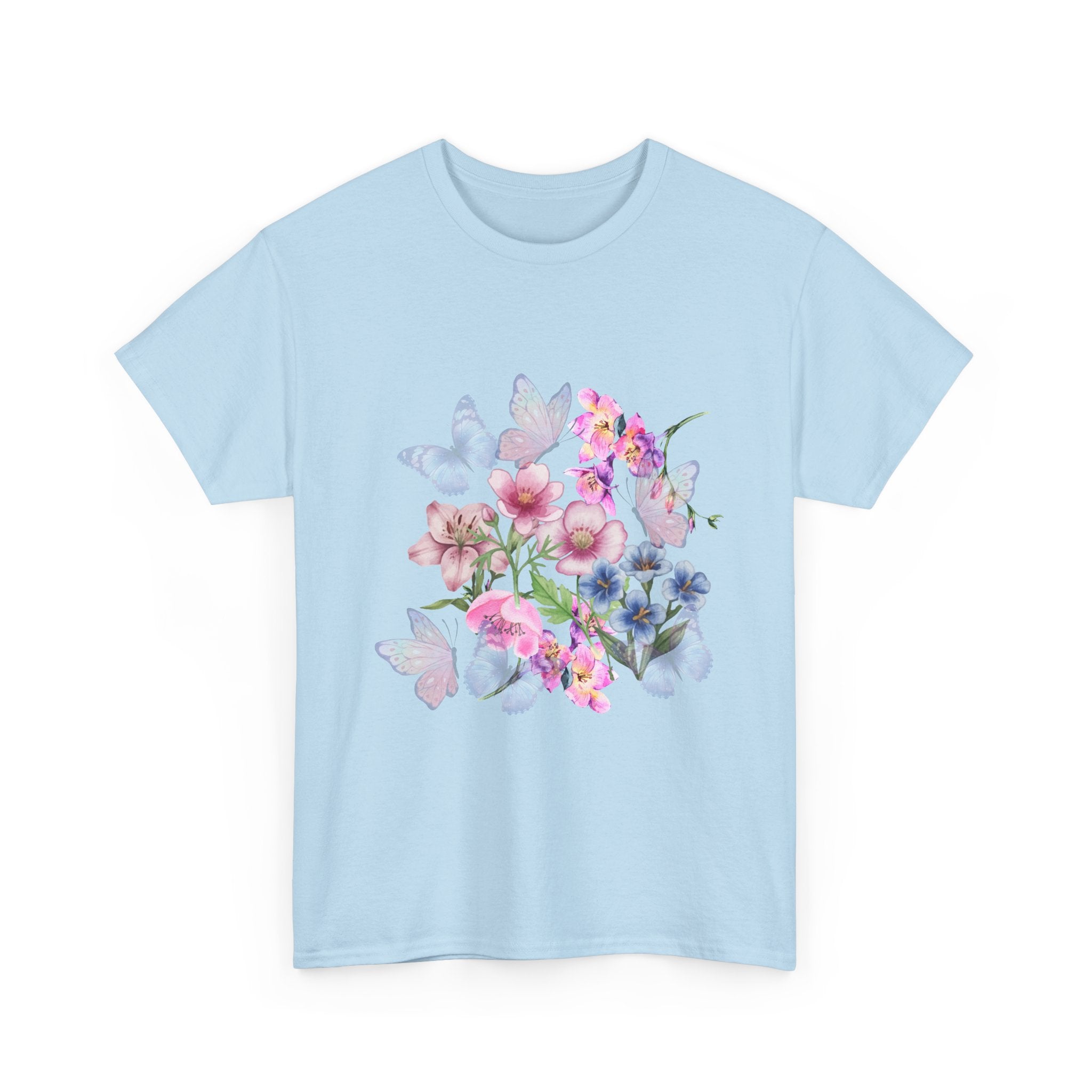 Camiseta Floral & Butterflies | Boho Spring Tee