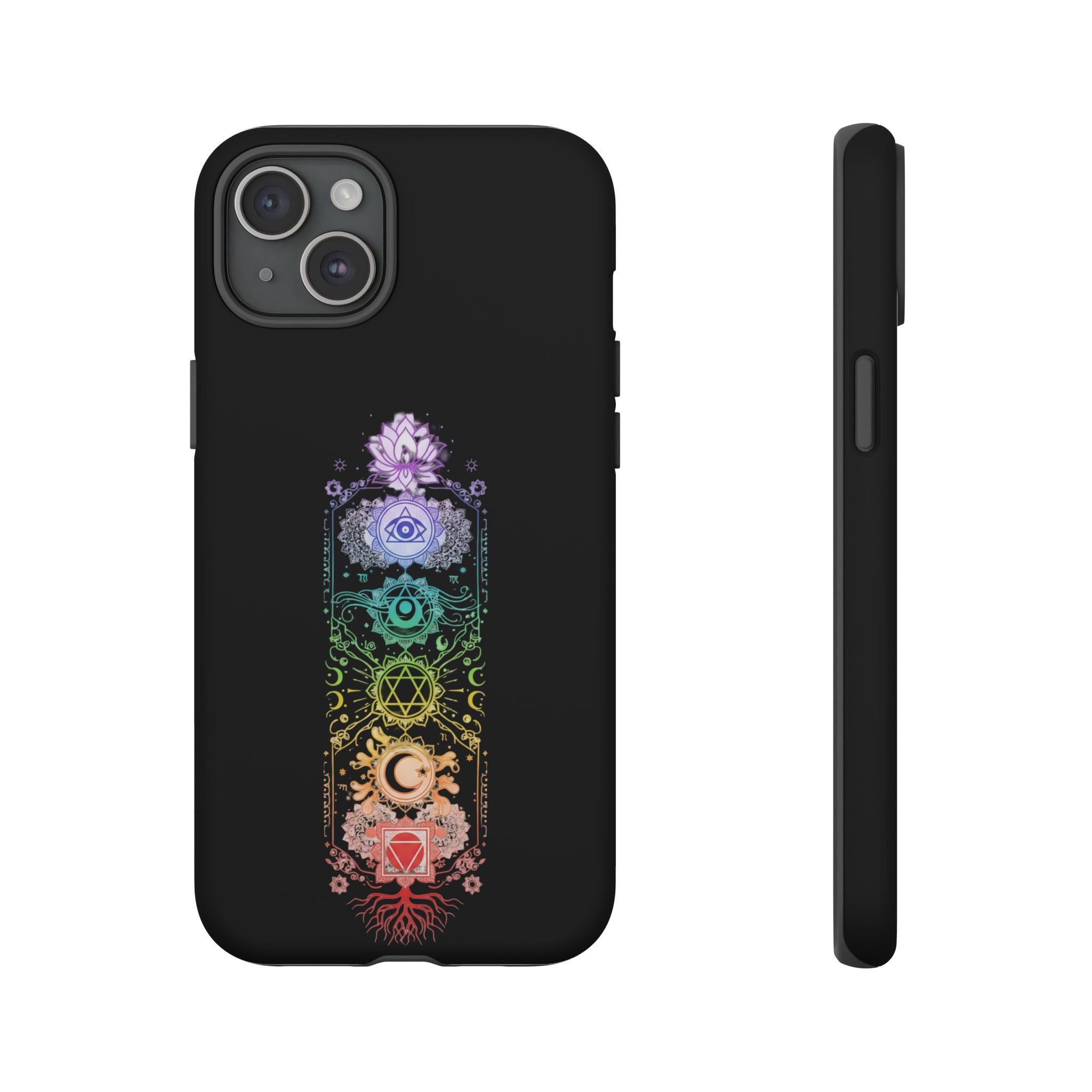 Mystic Chakra Phone Case Spiritual Snake Design iPhone Samsung Galaxy Protective Cover