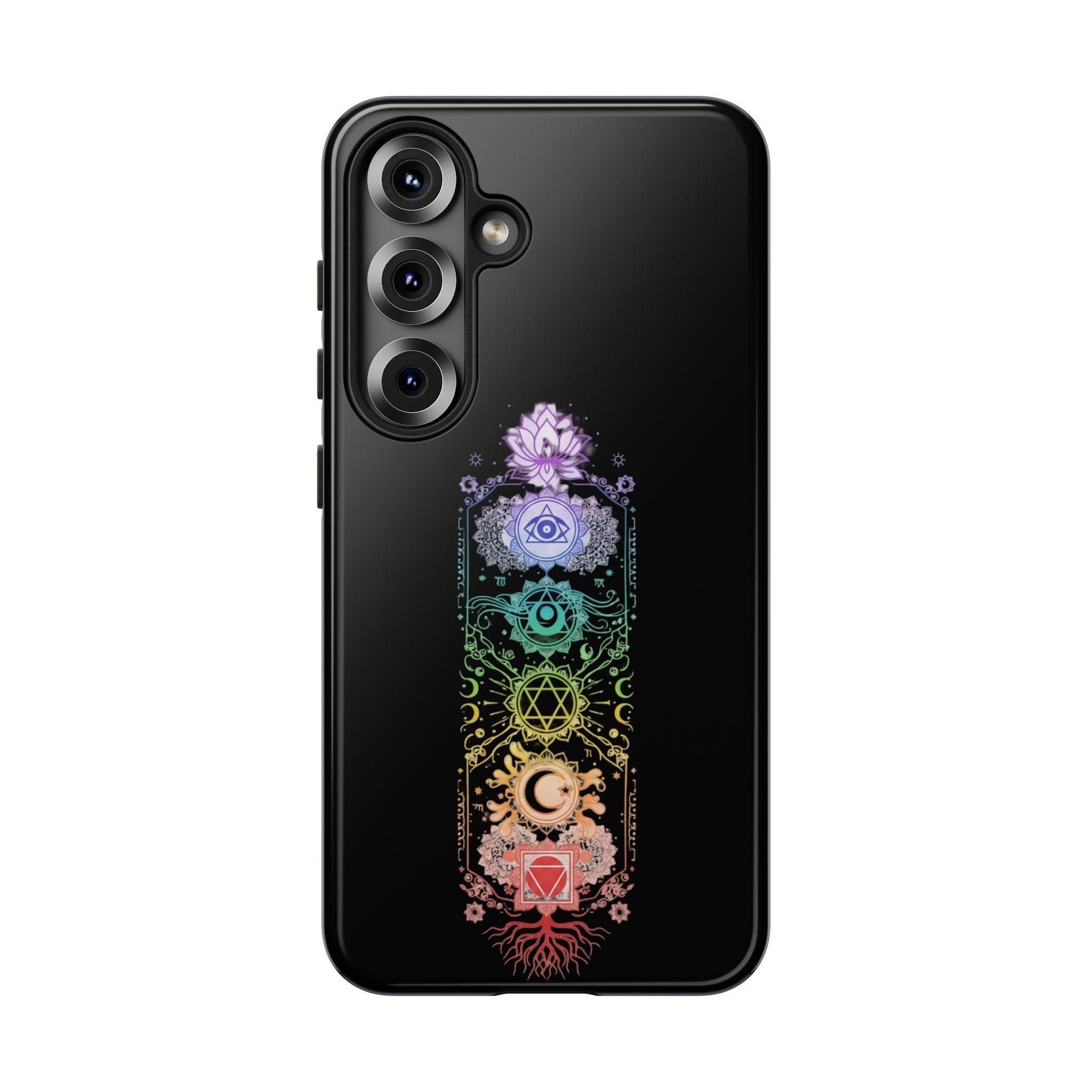 Mystic Chakra Phone Case Spiritual Snake Design iPhone Samsung Galaxy Protective Cover