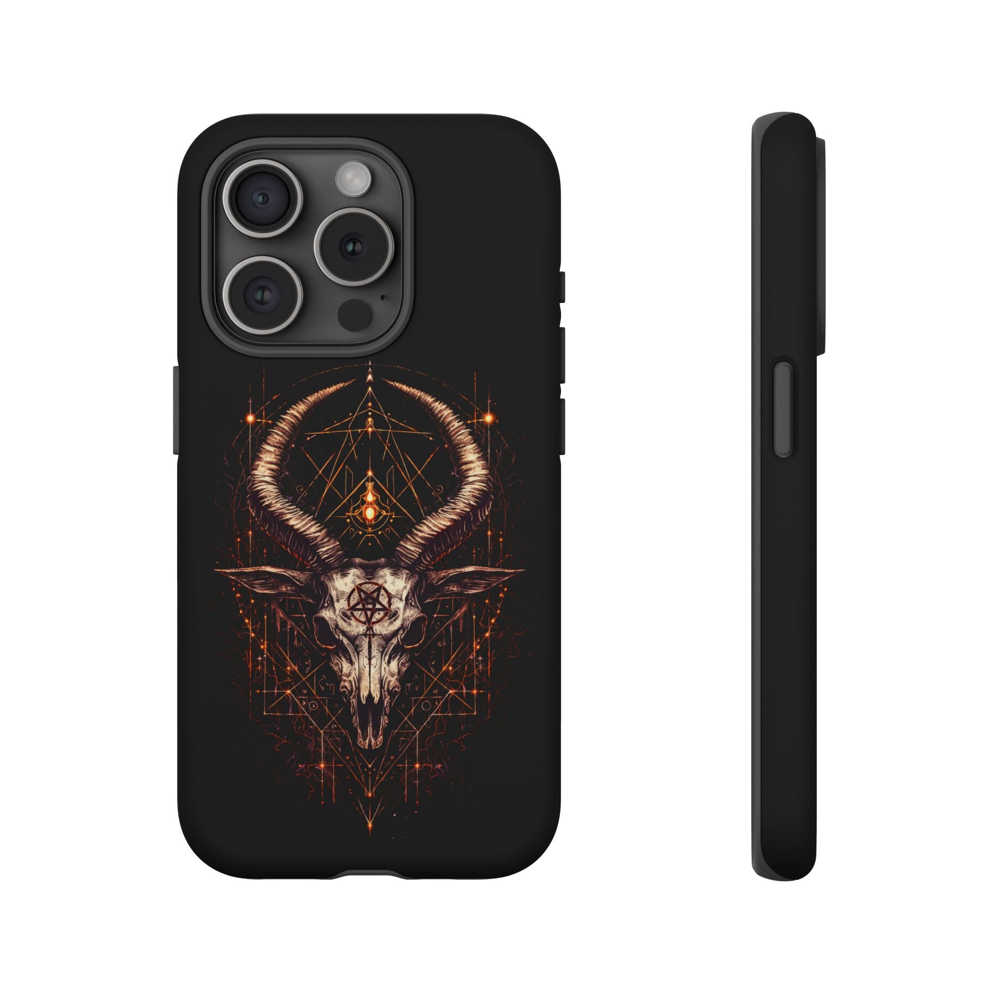 Funda Samsung o Iphone devil con diseño de demonio y estética oscura. Protección resistente y estilo único para destacar tu móvil Samsung o Iphone.