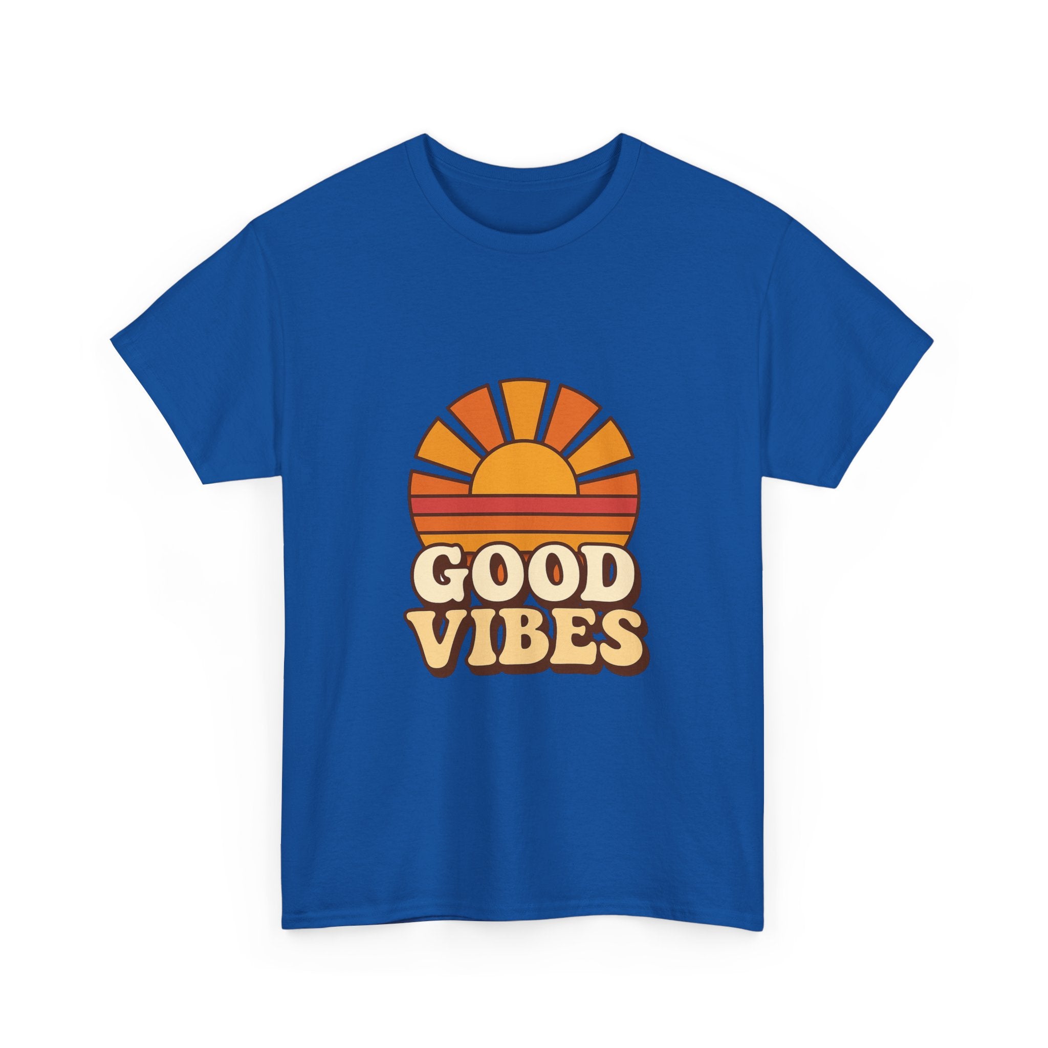 Camiseta Retro Good Vibes | Vintage Sunset Tee