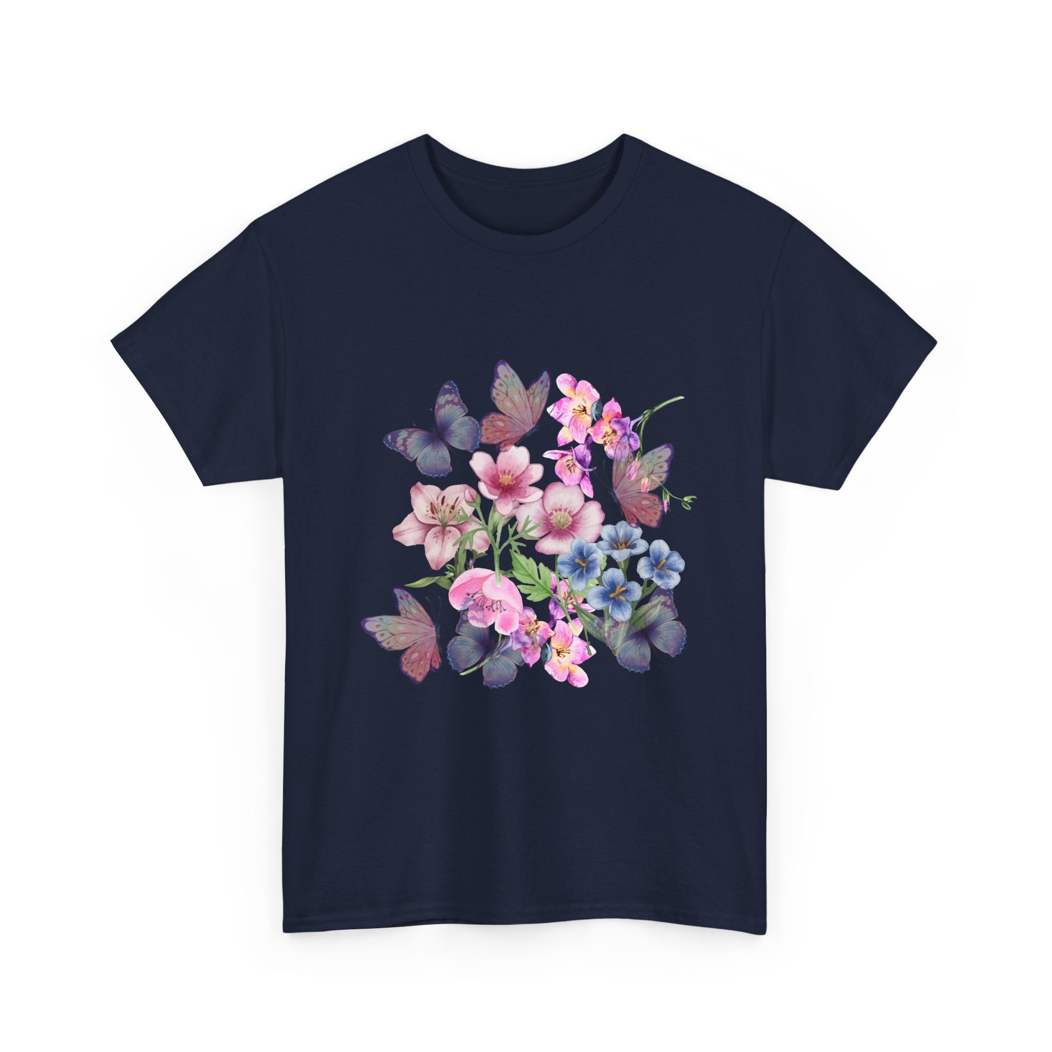 Camiseta Floral & Butterflies | Boho Spring Tee