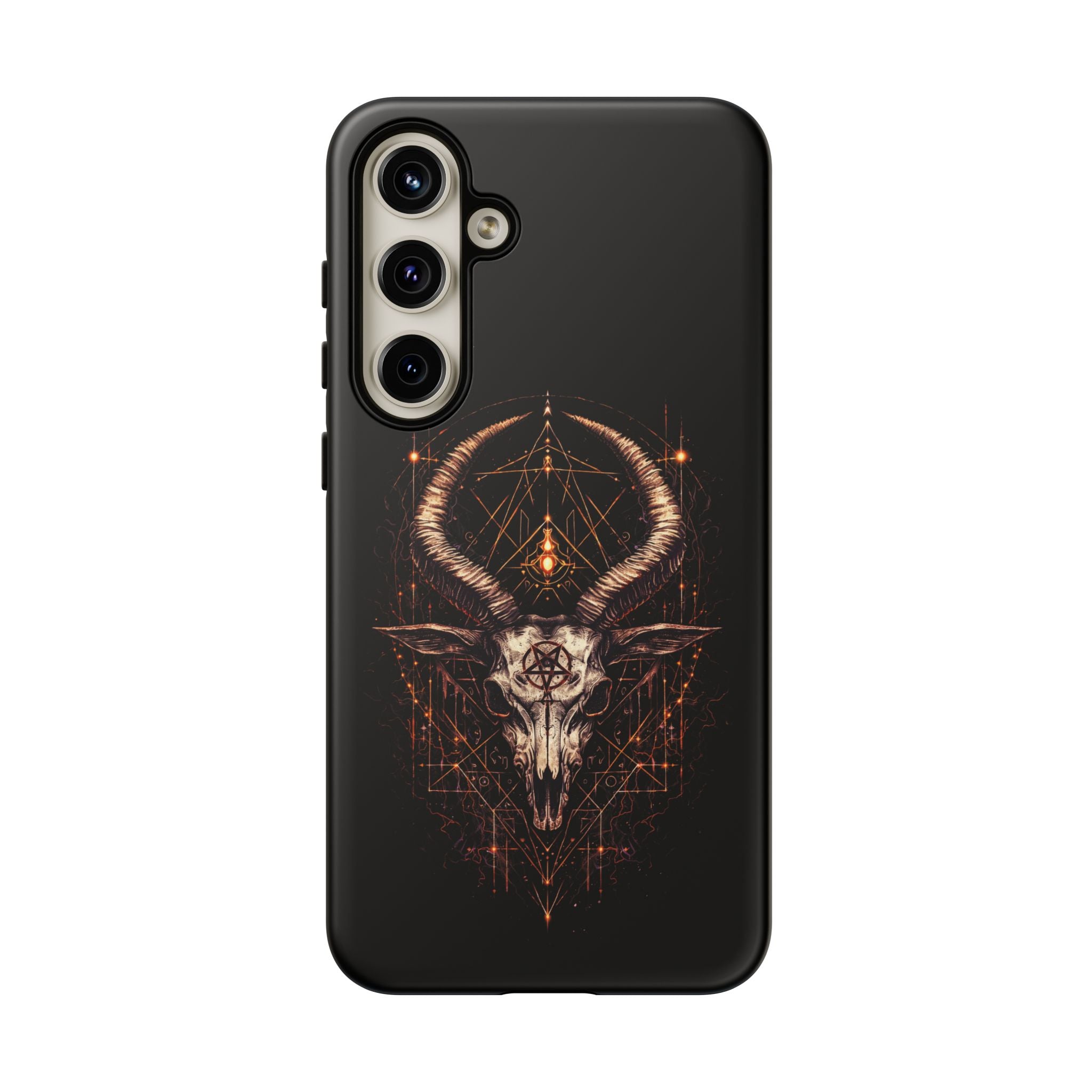 Funda Samsung o Iphone devil con diseño de demonio y estética oscura. Protección resistente y estilo único para destacar tu móvil Samsung o Iphone.