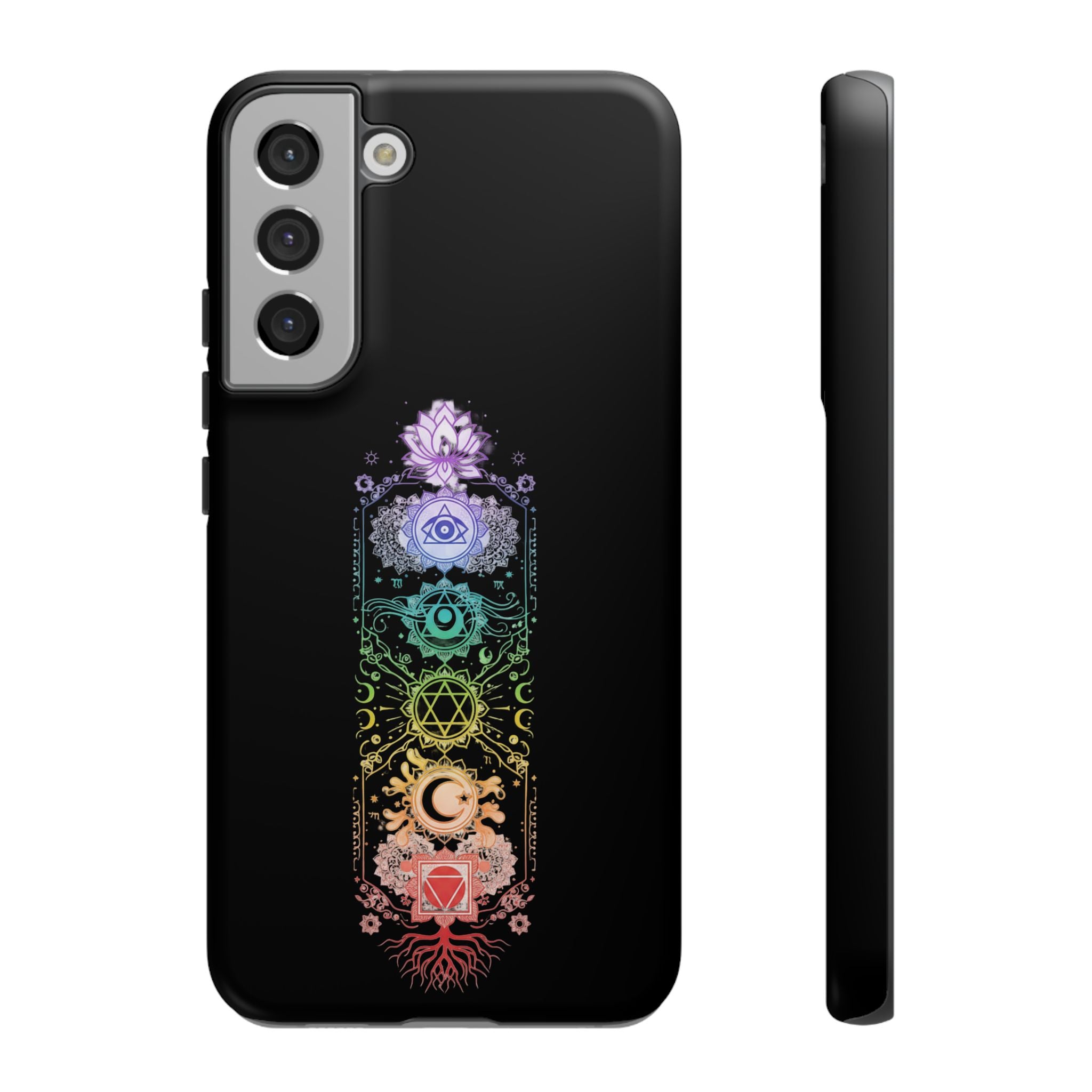 Mystic Chakra Phone Case Spiritual Snake Design iPhone Samsung Galaxy Protective Cover