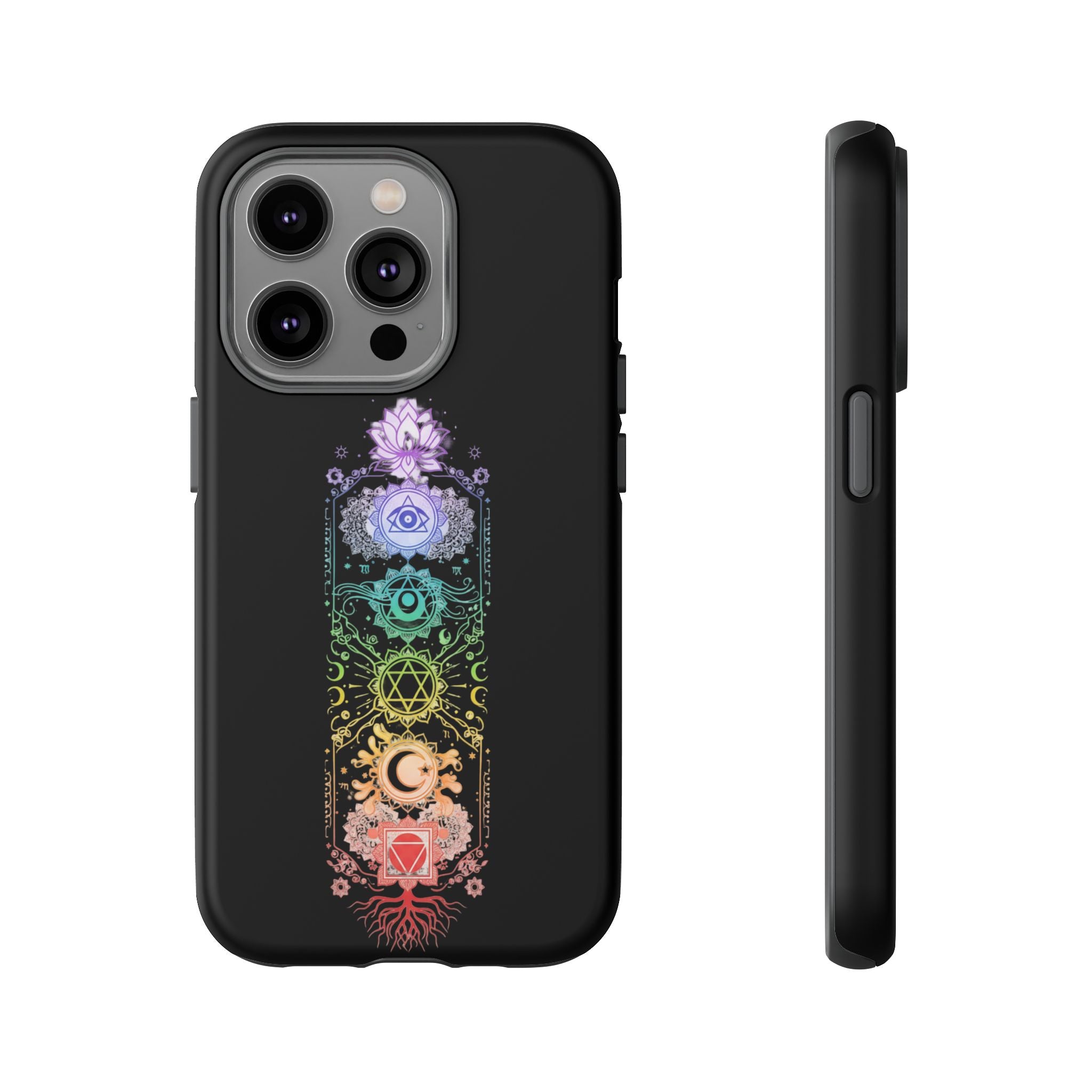 Mystic Chakra Phone Case Spiritual Snake Design iPhone Samsung Galaxy Protective Cover