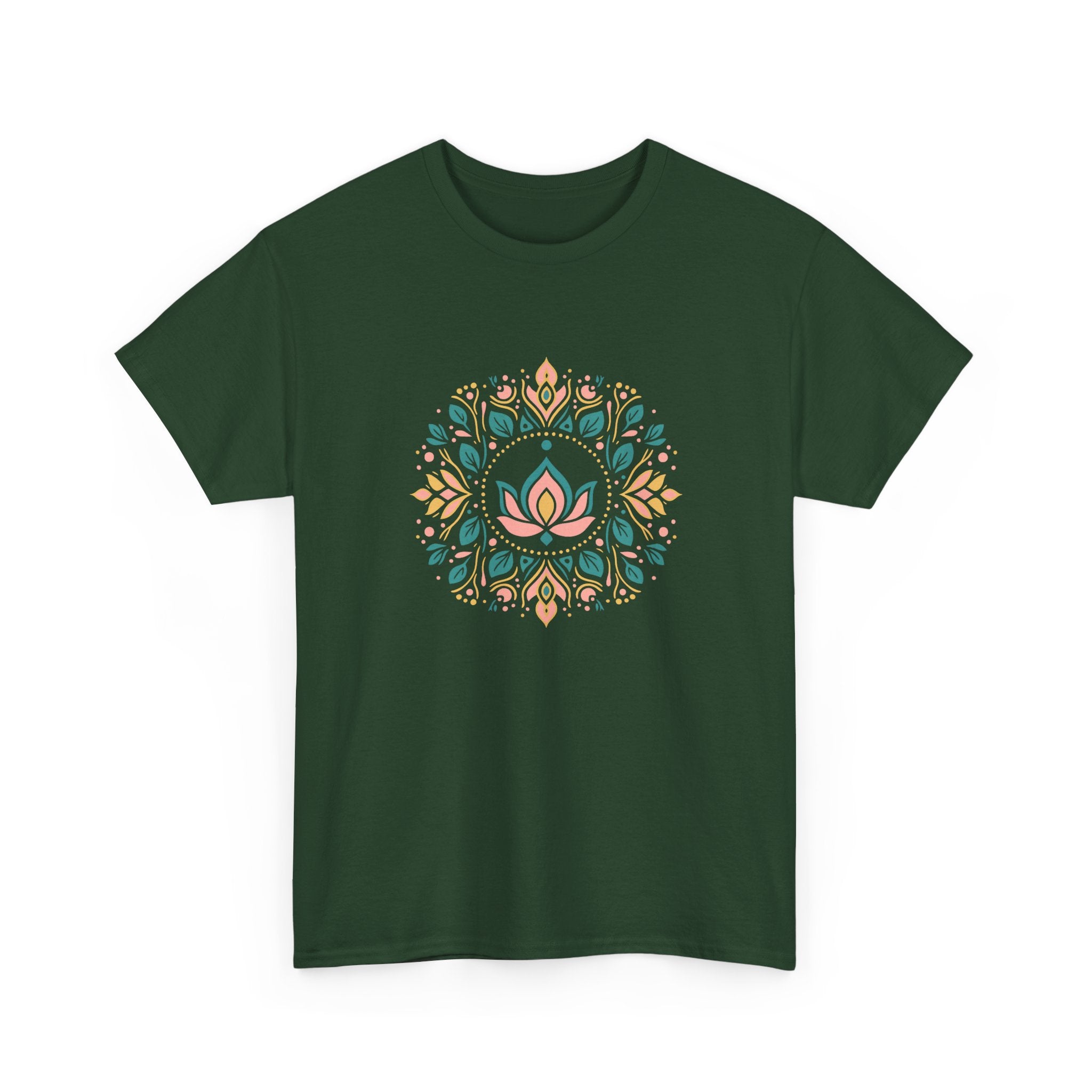Camiseta Mandala Loto Boho | Mystic Lotus Mandala Tee