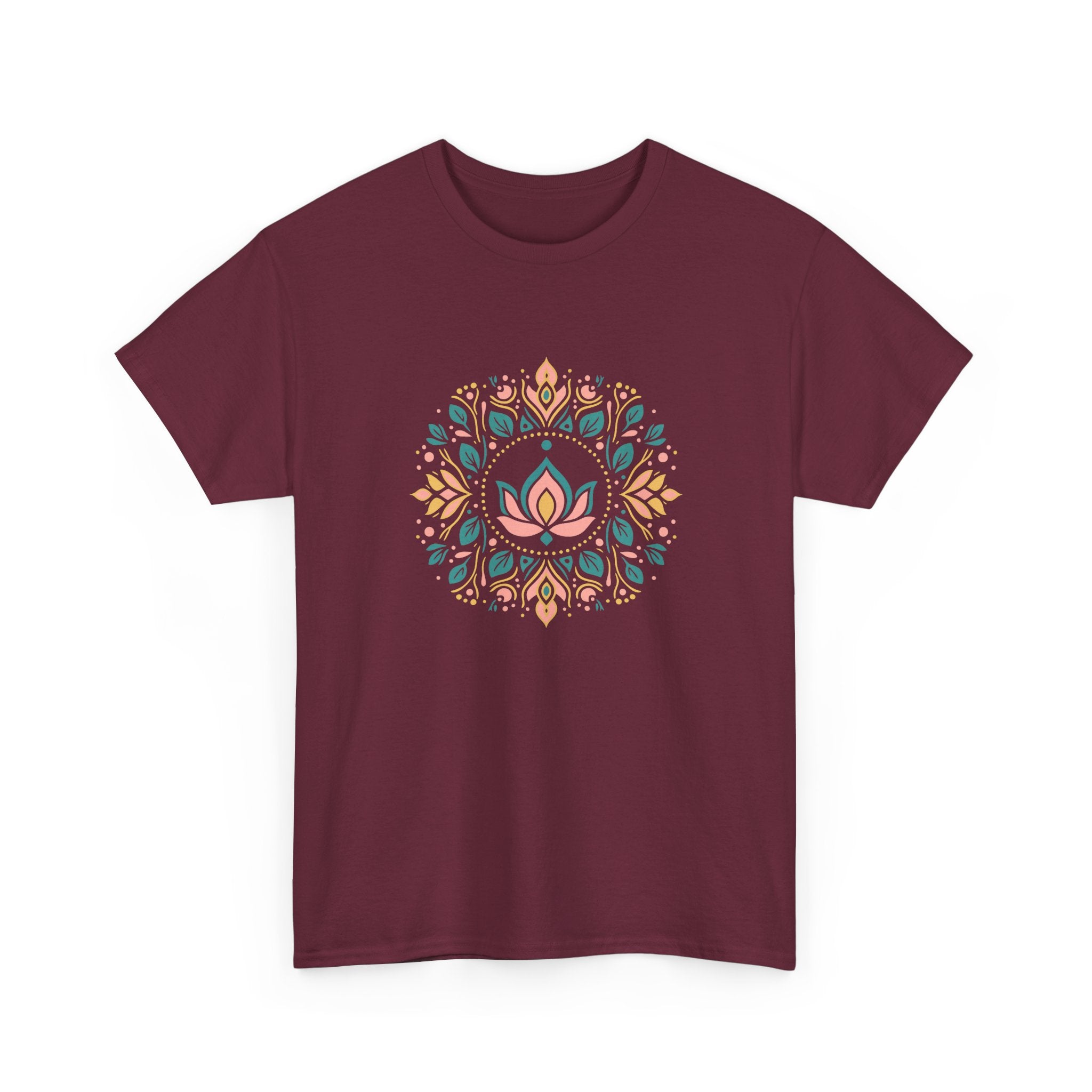 Camiseta Mandala Loto Boho | Mystic Lotus Mandala Tee