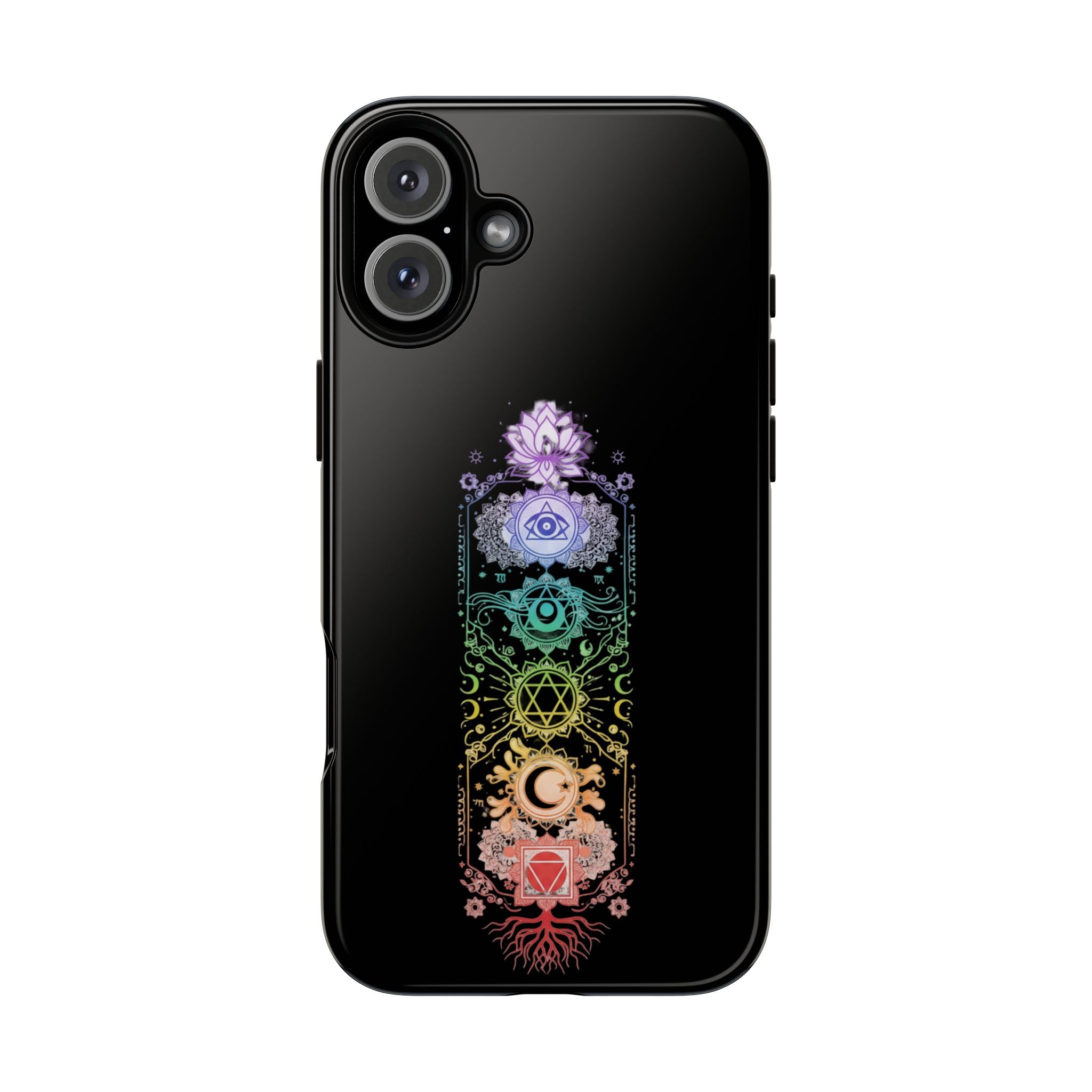 Mystic Chakra Phone Case Spiritual Snake Design iPhone Samsung Galaxy Protective Cover