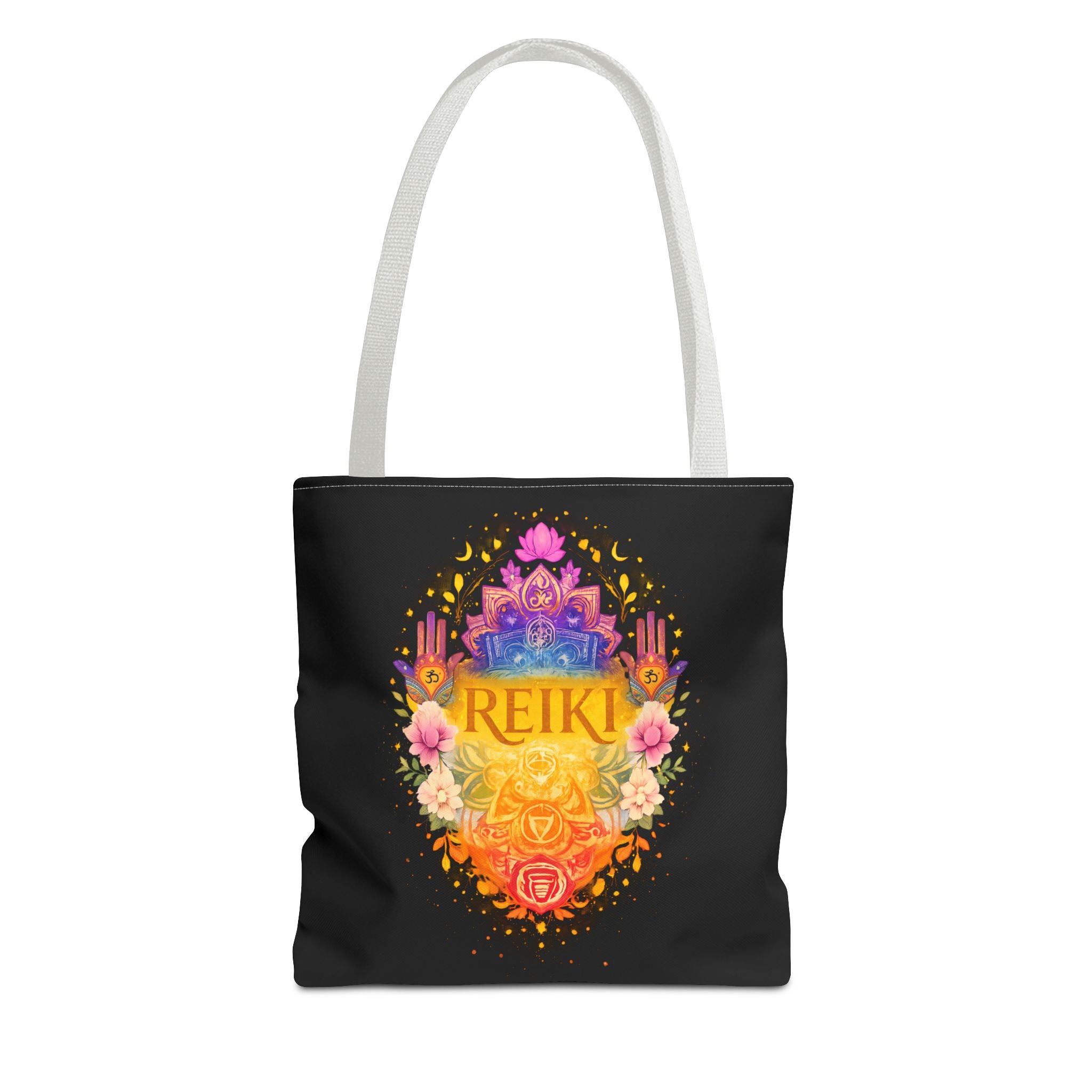 Tote Bag Reiki de Poliéster Duradero | Diseño Espiritual
