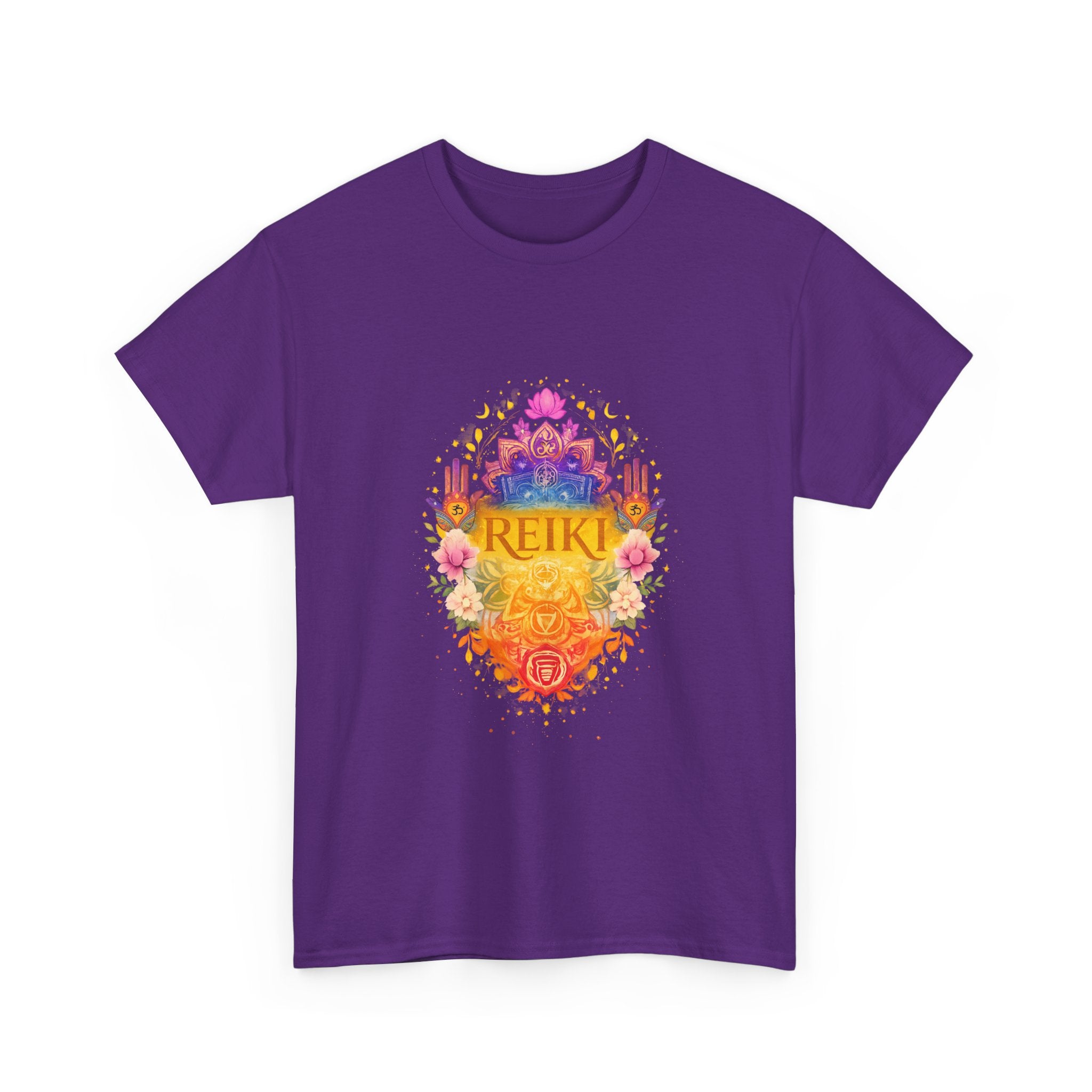 Camiseta Reiki Chakras | Reiki Energy Boho T-Shirt